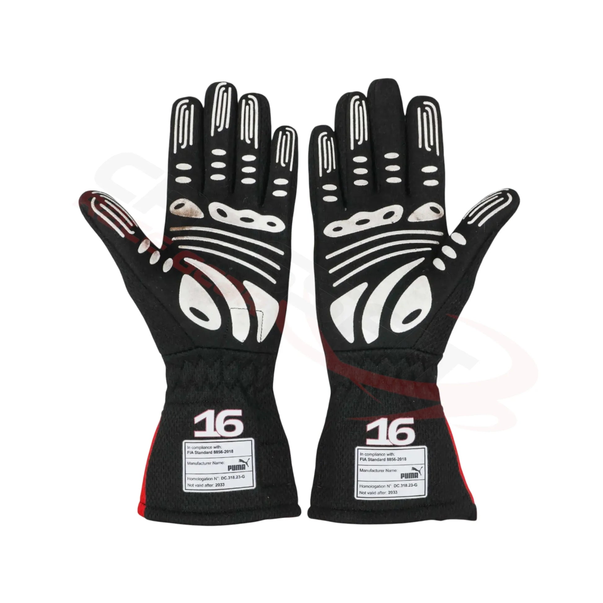 2023 Charles Leclerc Race Scuderia Ferrari F1 Gloves