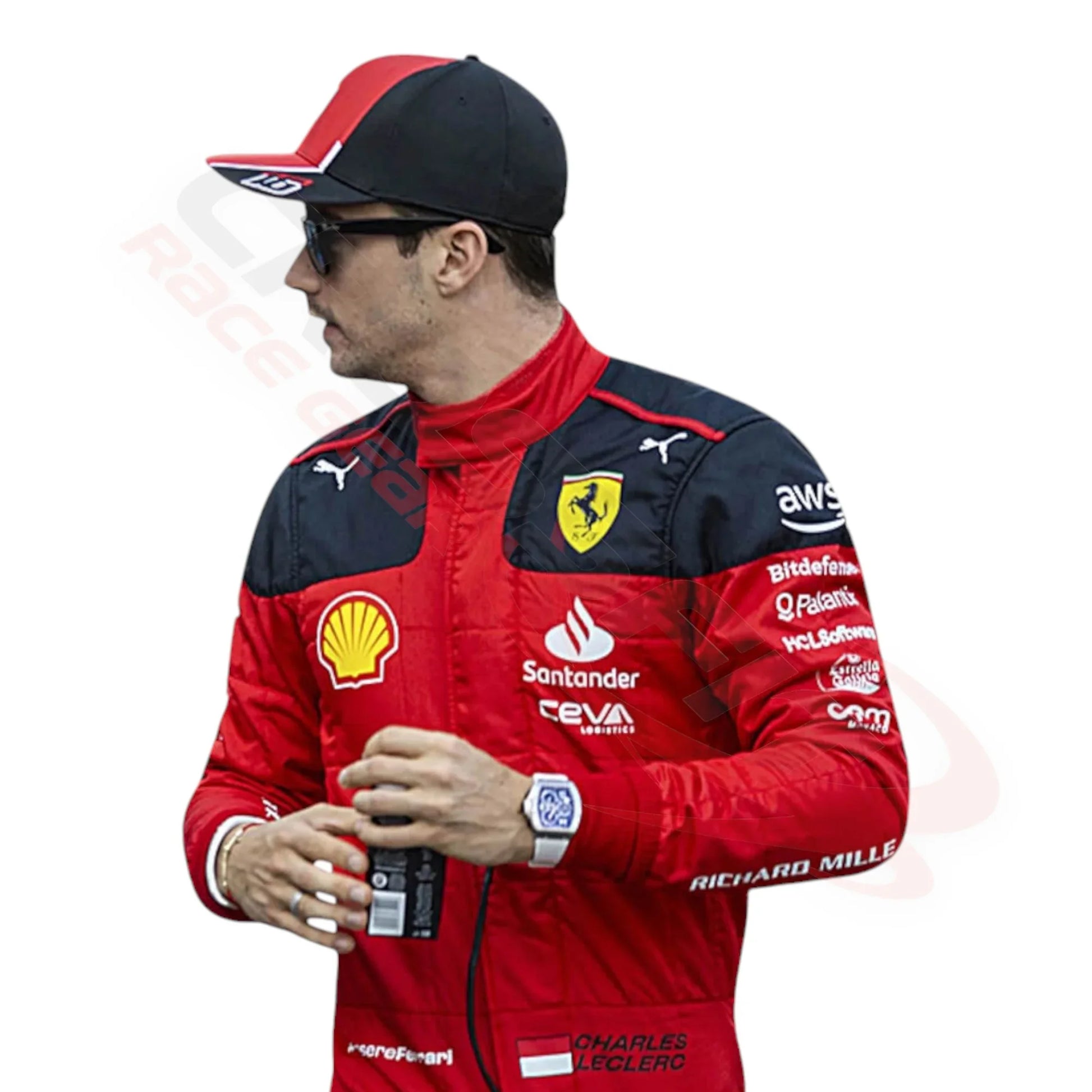 2023 Charles Leclerc Scuderia Ferrari F1 Race Suit