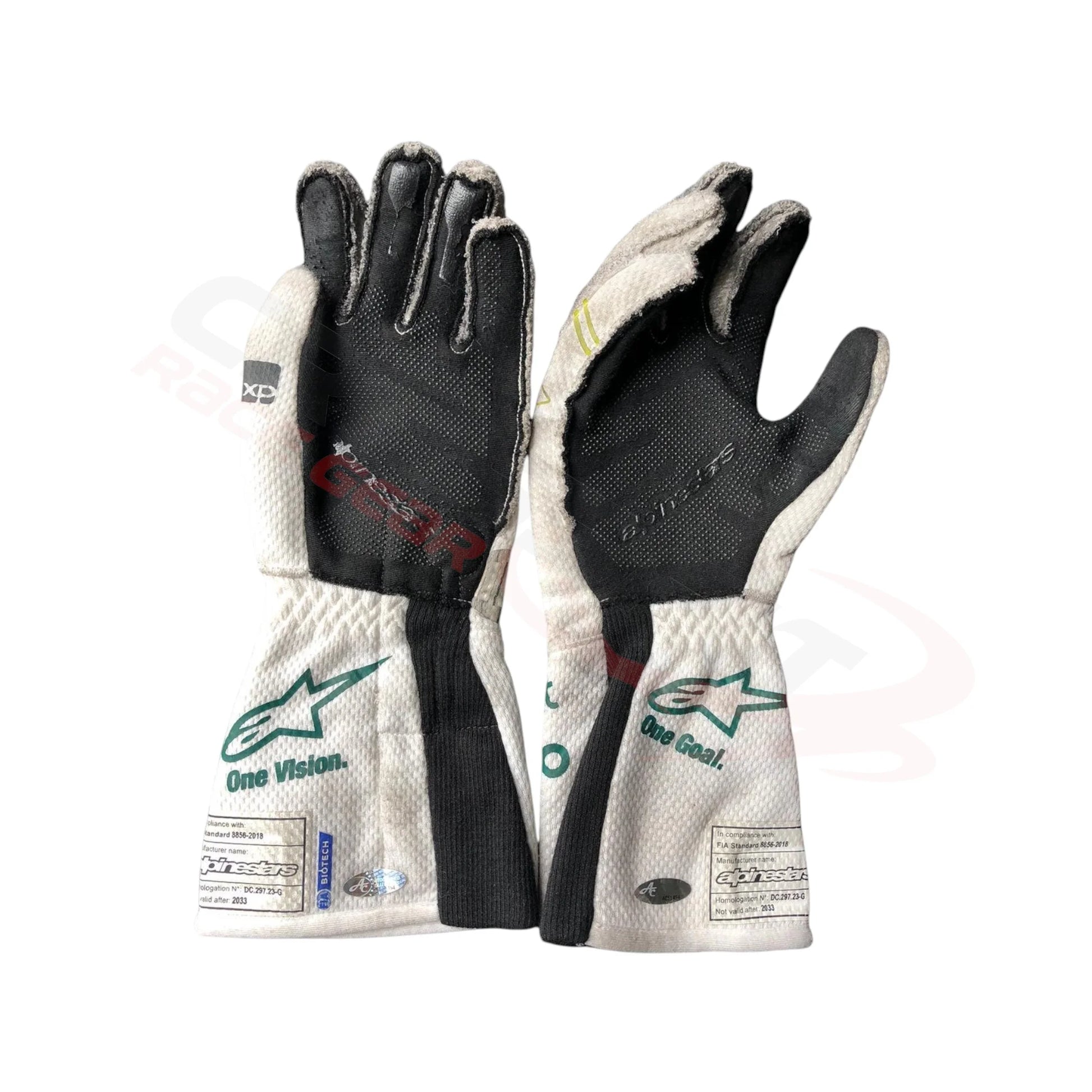 2023 Lance Stroll Aston Martin F1 Race Gloves