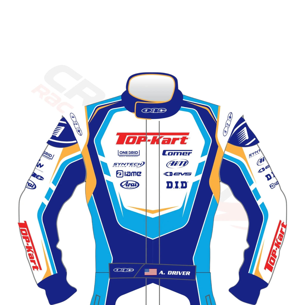 2023 Top Kart Racing Go Kart Race Suit
