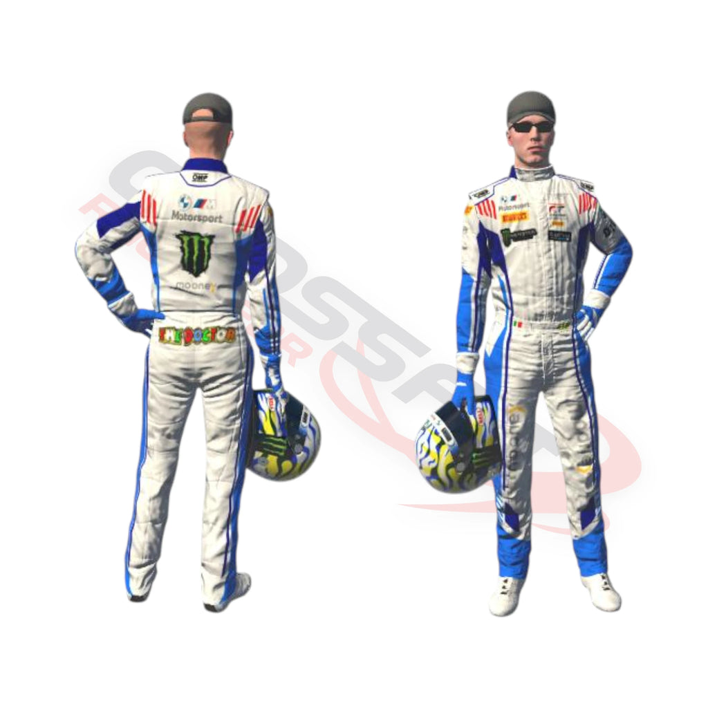 2023 Valentino Rossi BMW Motorsport Printed Race Suit