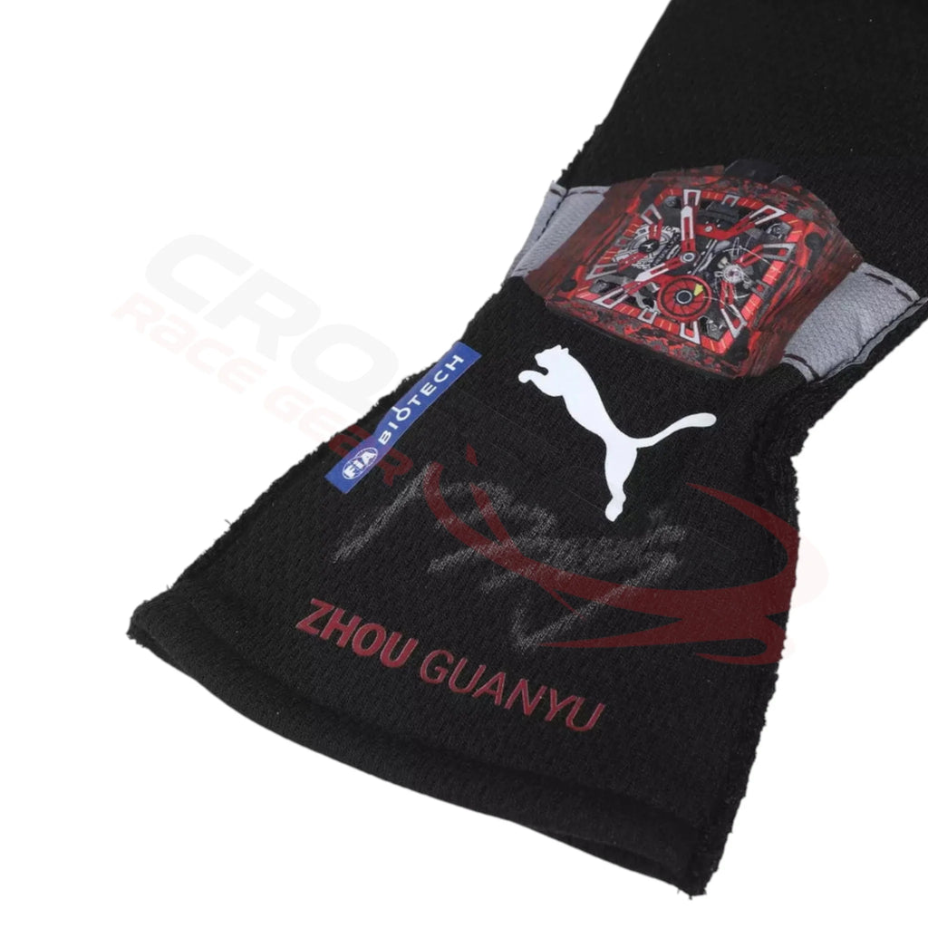 2023 Zhou Guanyu Alfa Romeo F1 Race Gloves