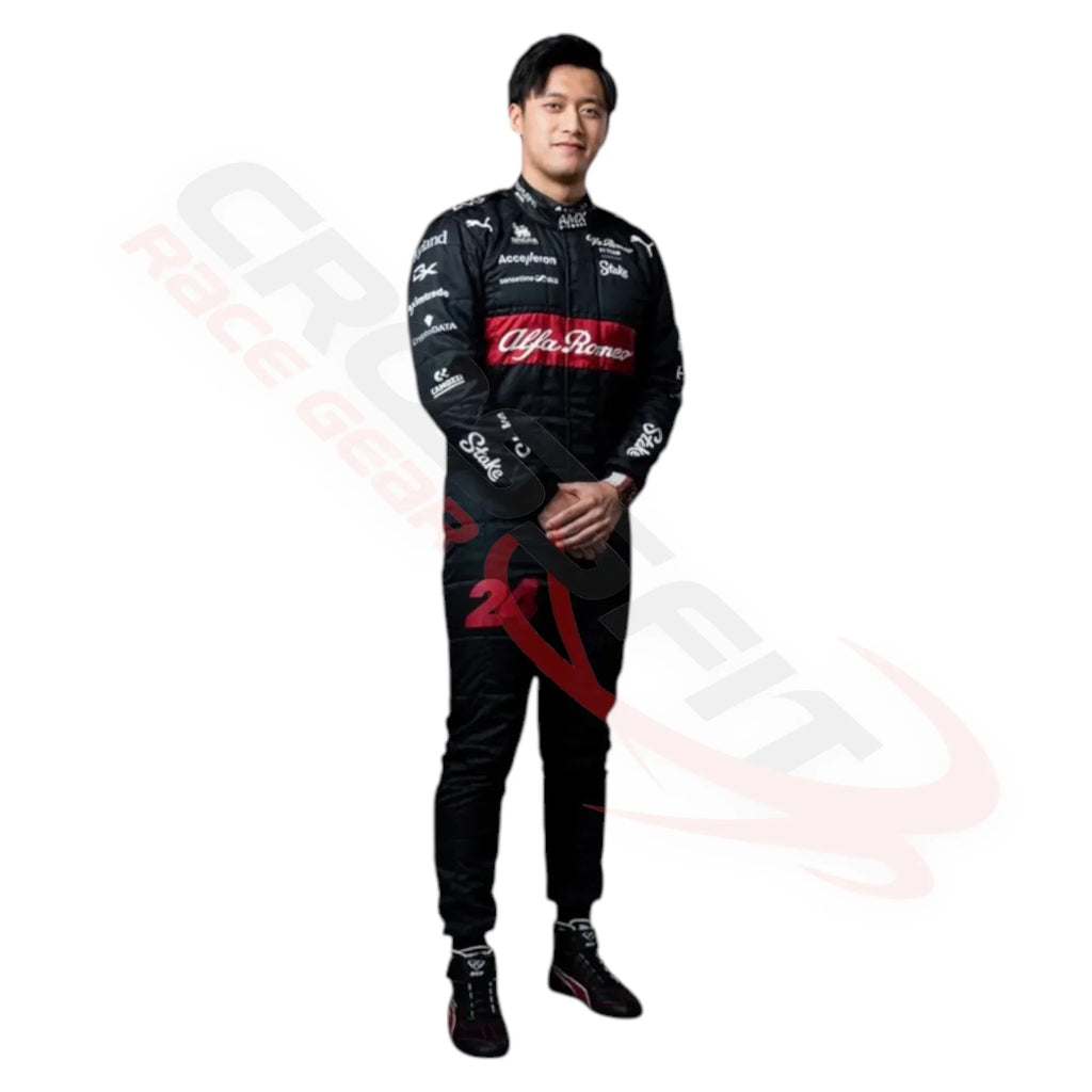 2023 Zhou Guanyu Alfa Romeo F1 Race Suit