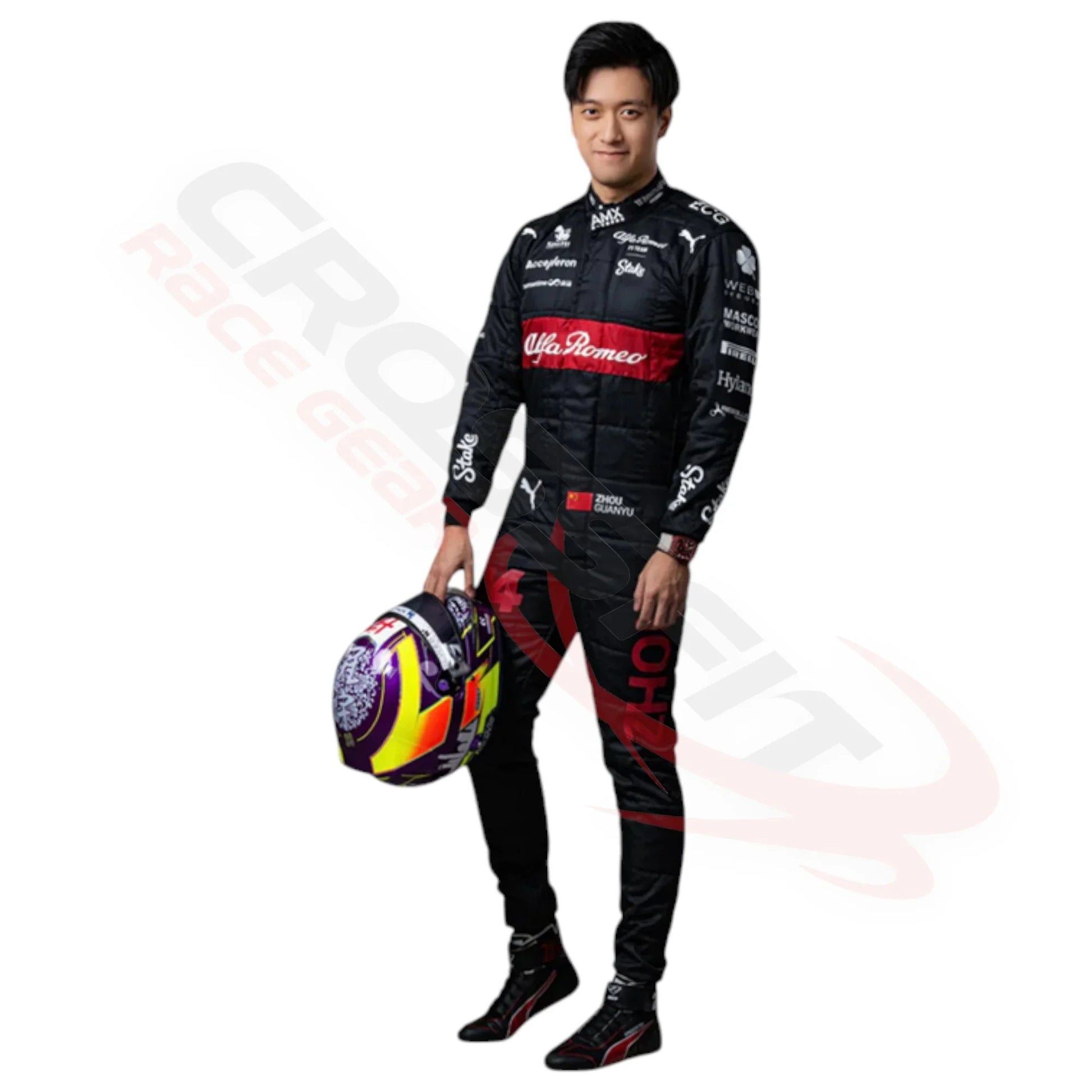 2023 Zhou Guanyu Alfa Romeo F1 Race Suit