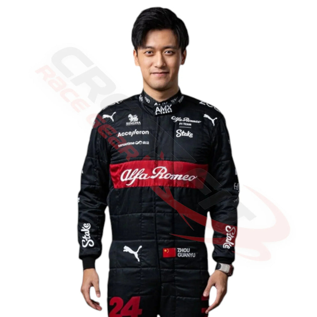 2023 Zhou Guanyu Alfa Romeo F1 Race Suit