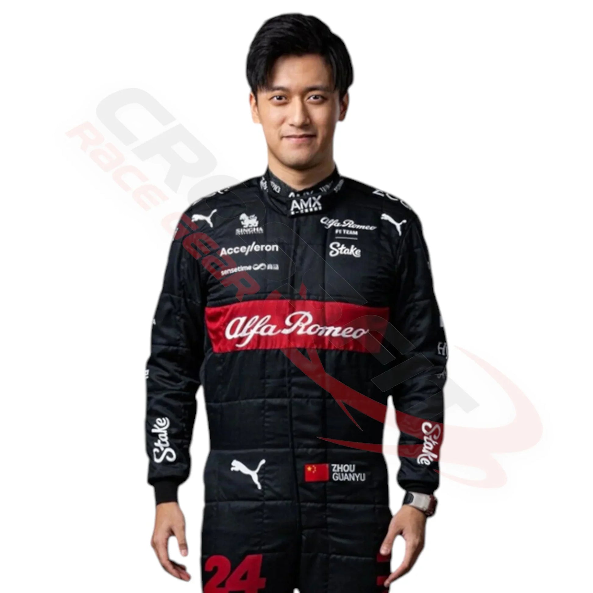 2023 Zhou Guanyu Alfa Romeo F1 Race Suit