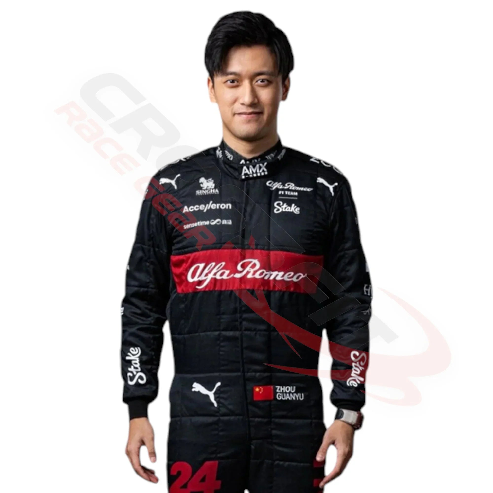 2023 Zhou Guanyu Alfa Romeo F1 Race Suit
