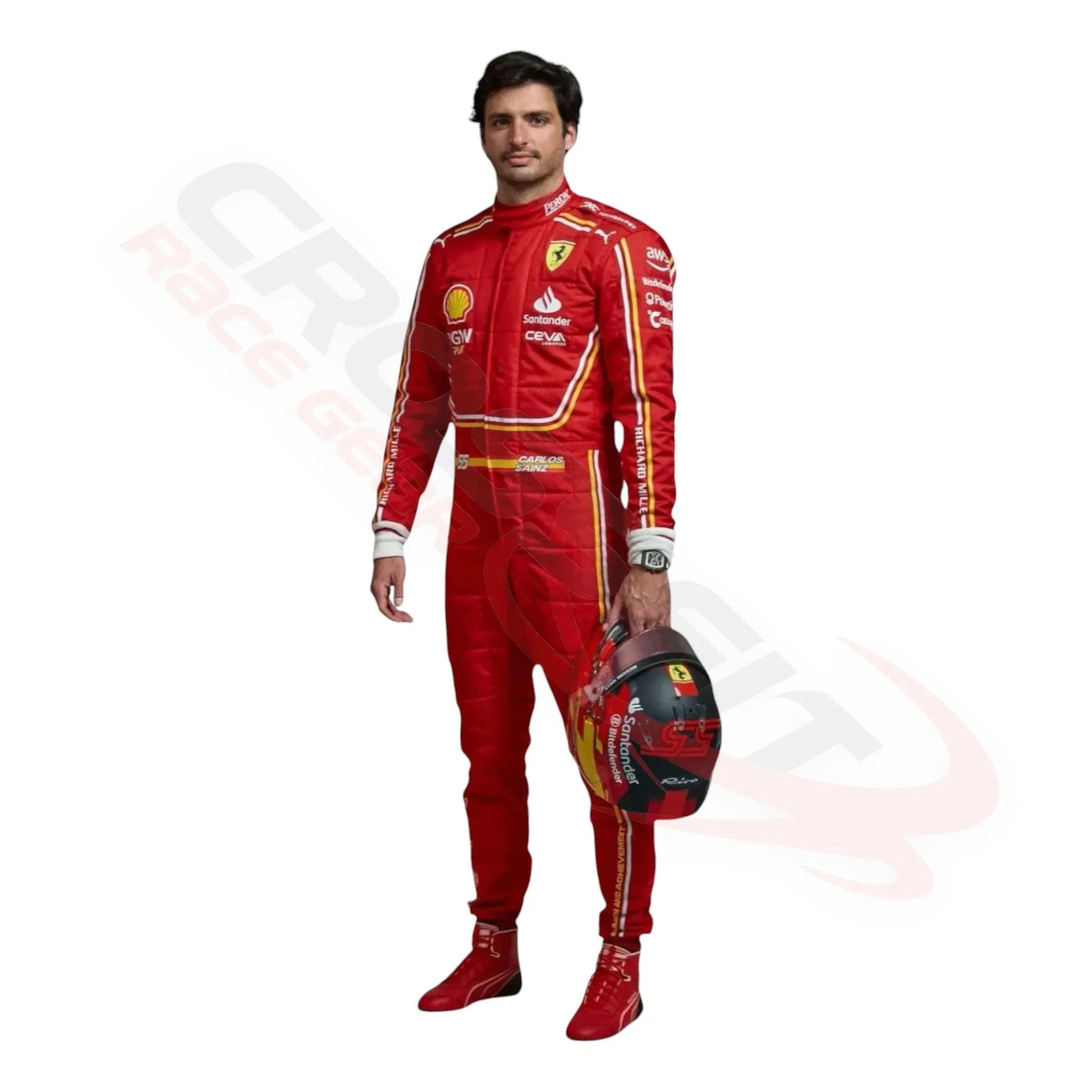 2024 Carlos Sainz Jr. Scuderia Ferrari F1 Race suit