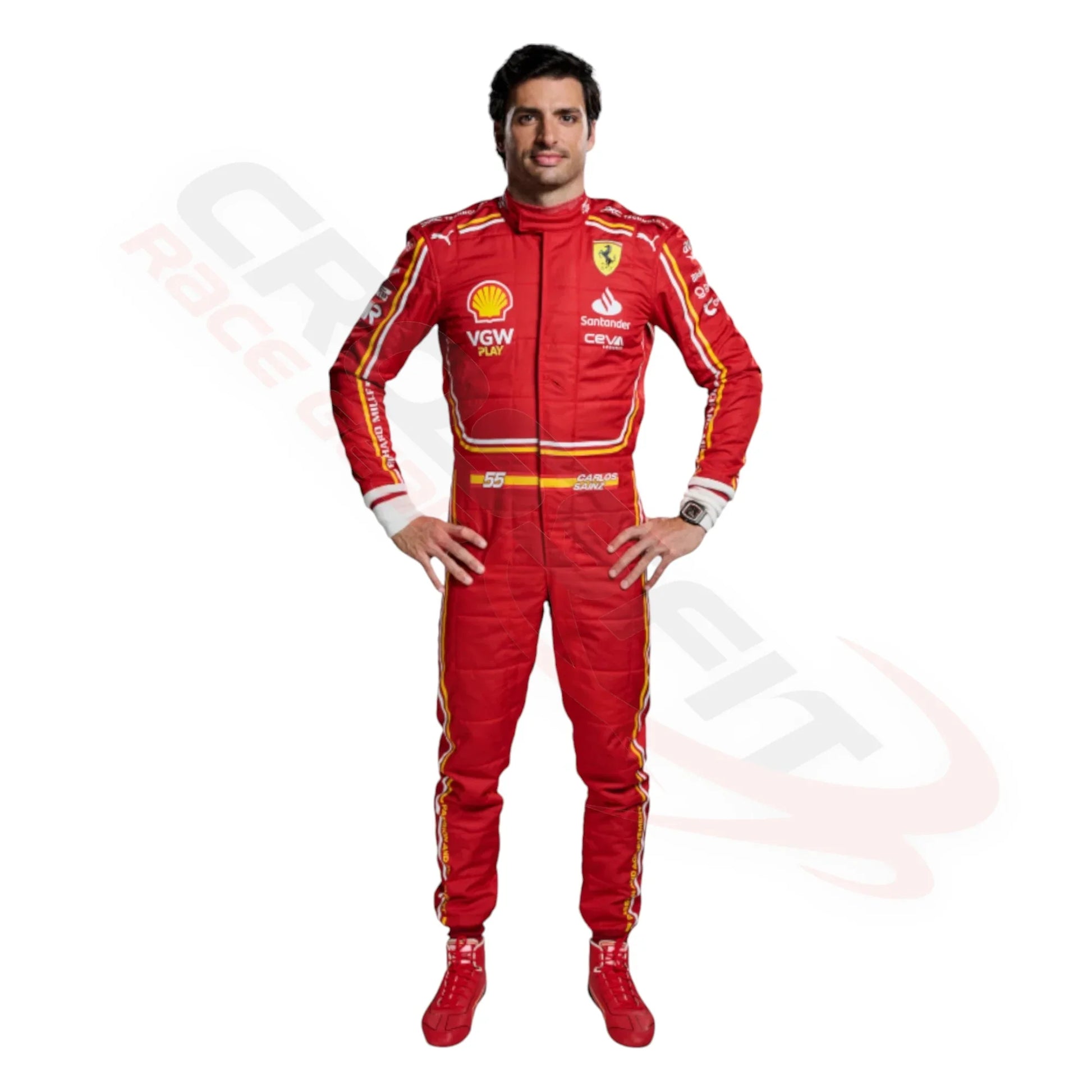 2024 Carlos Sainz Jr. Scuderia Ferrari F1 Race suit