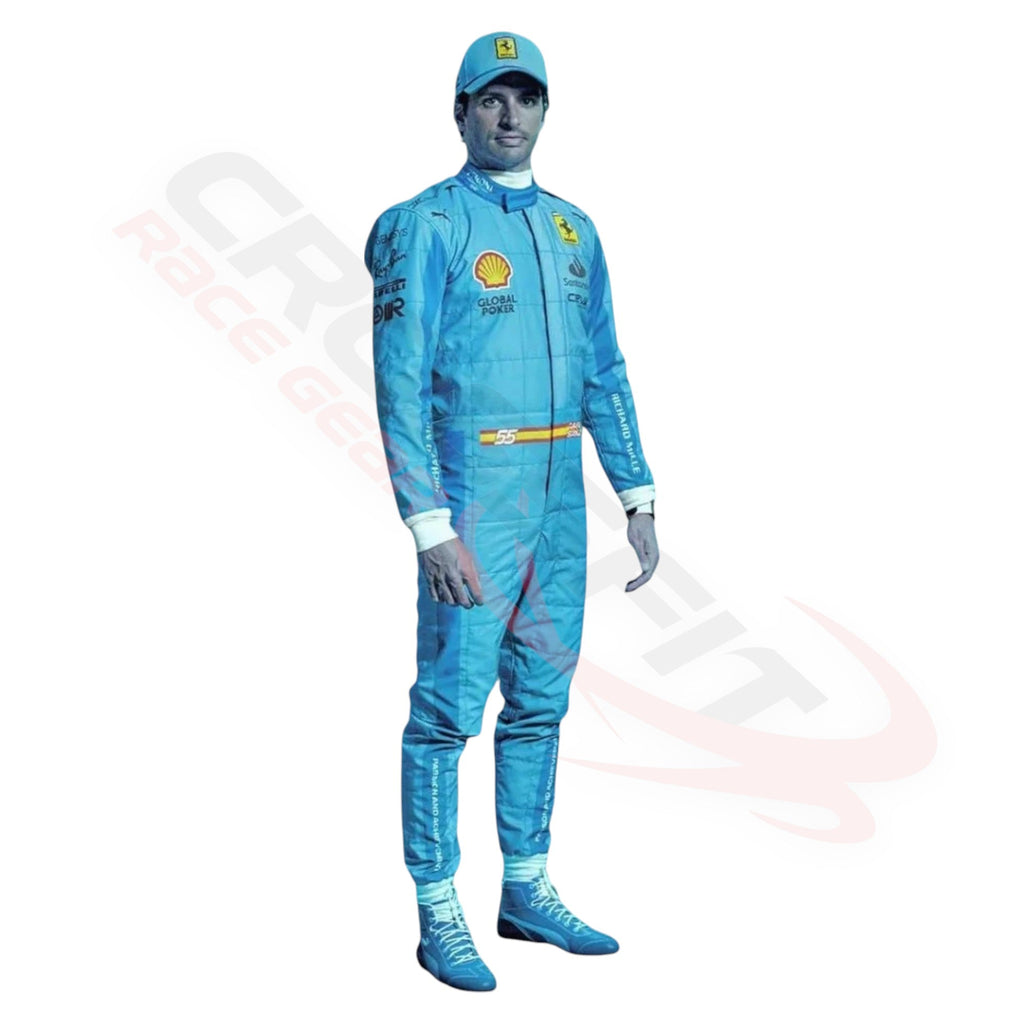 2024 Carlos Sainz Scuderia Ferrari F1 Miami Grand Prix Race Suit