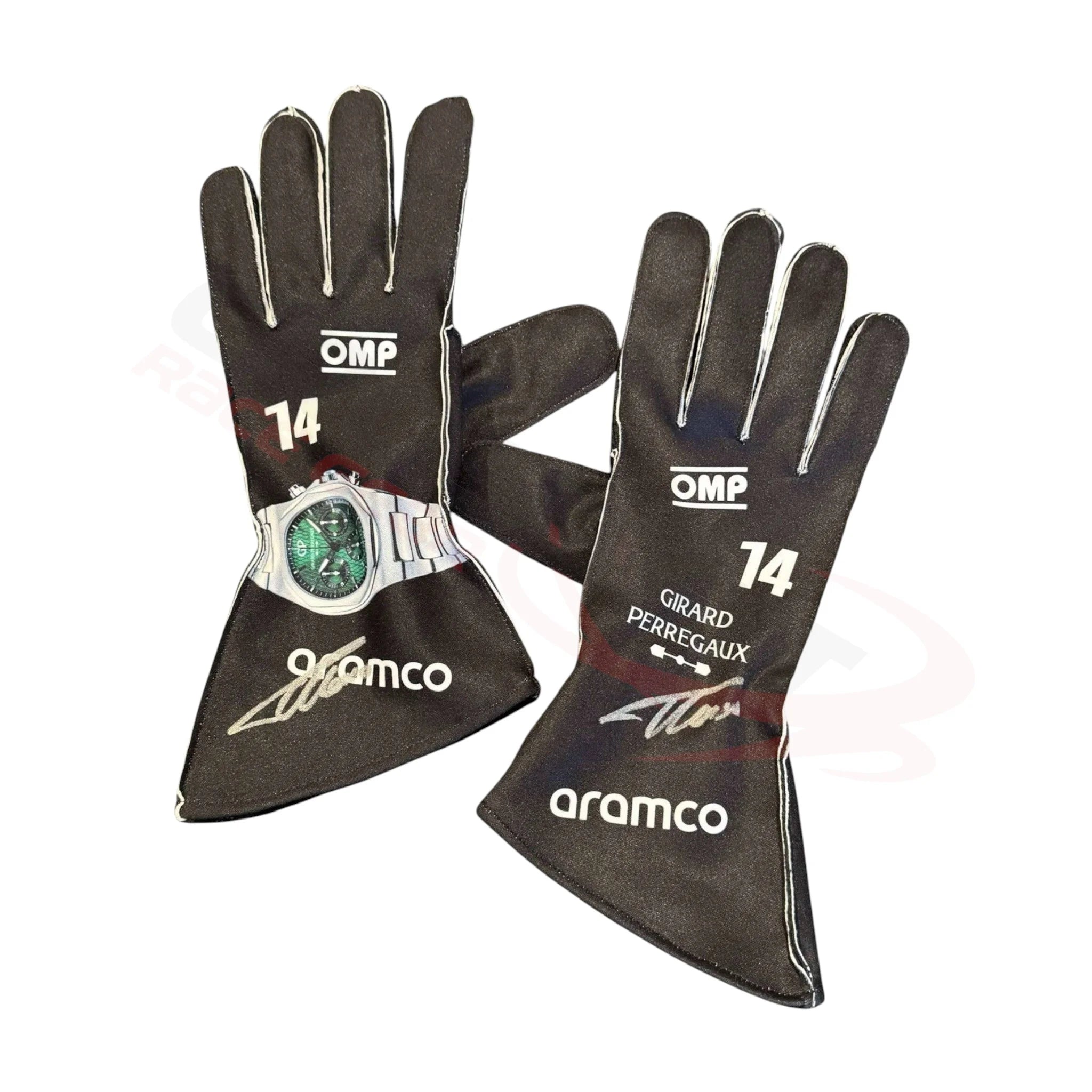 2024 Fernando Alonso Aston Martin F1 Race Gloves