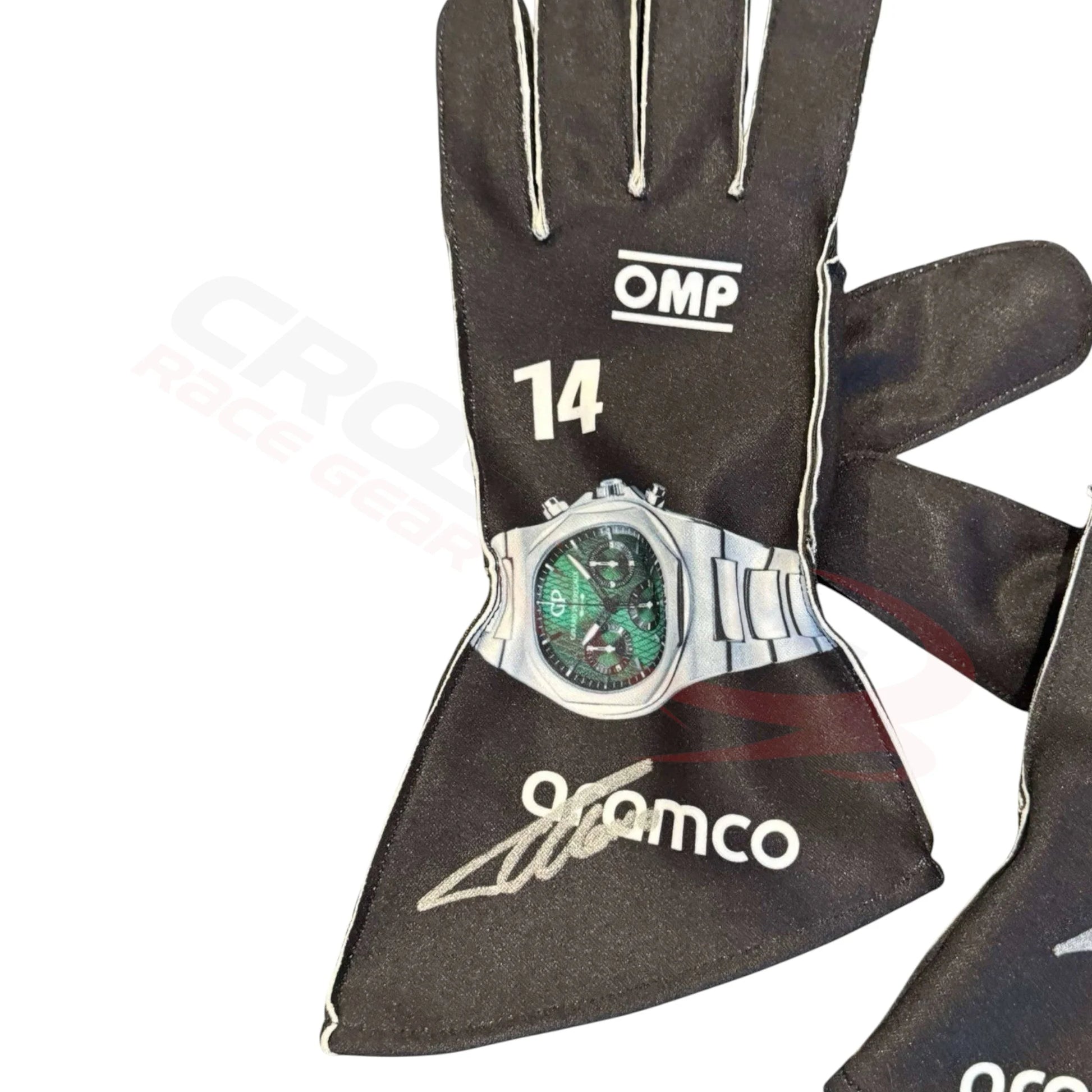 2024 Fernando Alonso Aston Martin F1 Race Gloves