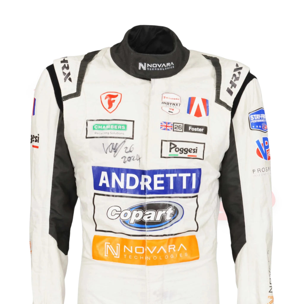 2024 Louis Foster Indy NXT printed Race Suit