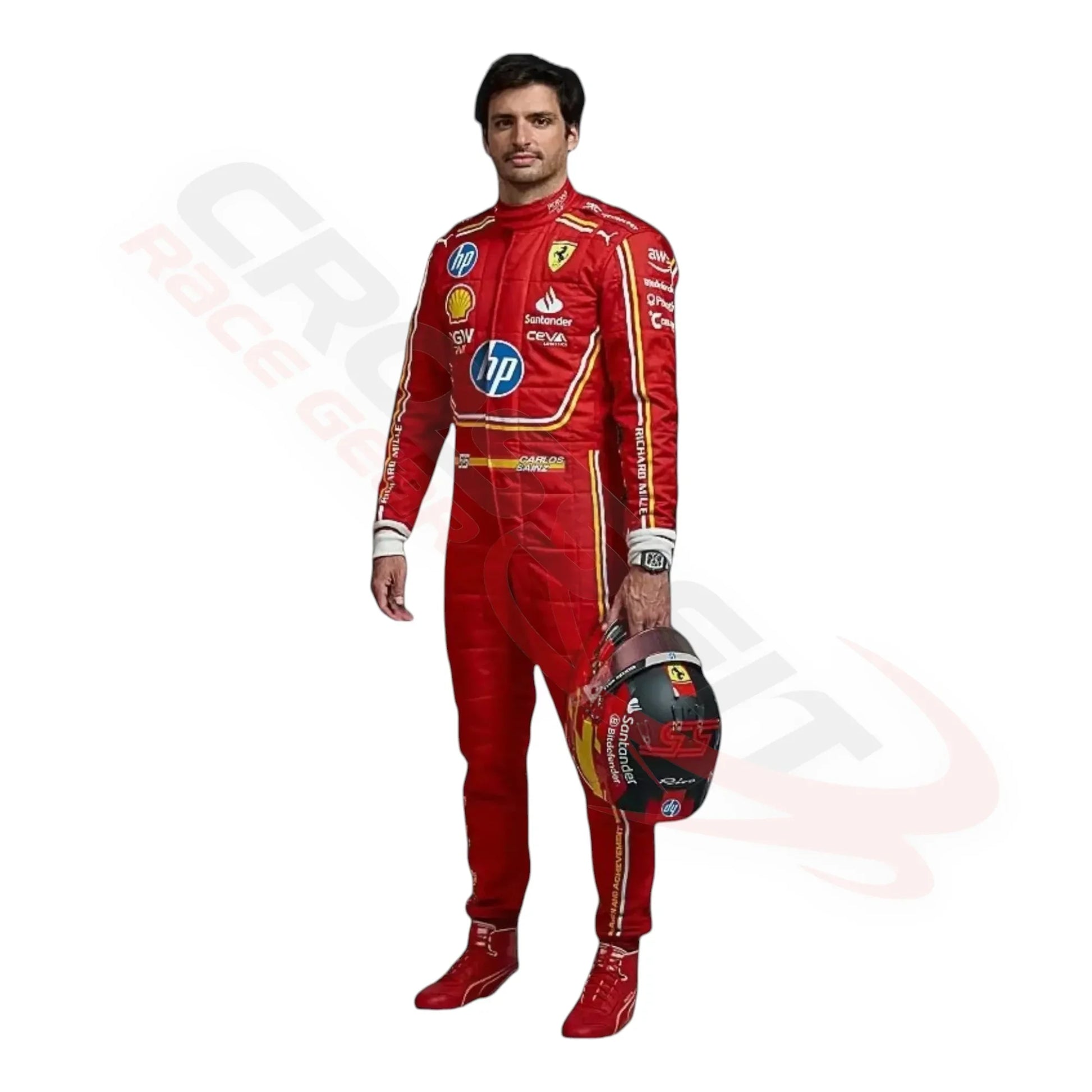 2024 Monaco GP Scuderia Ferrari Hp Carlos Sainz F1 Race Suit