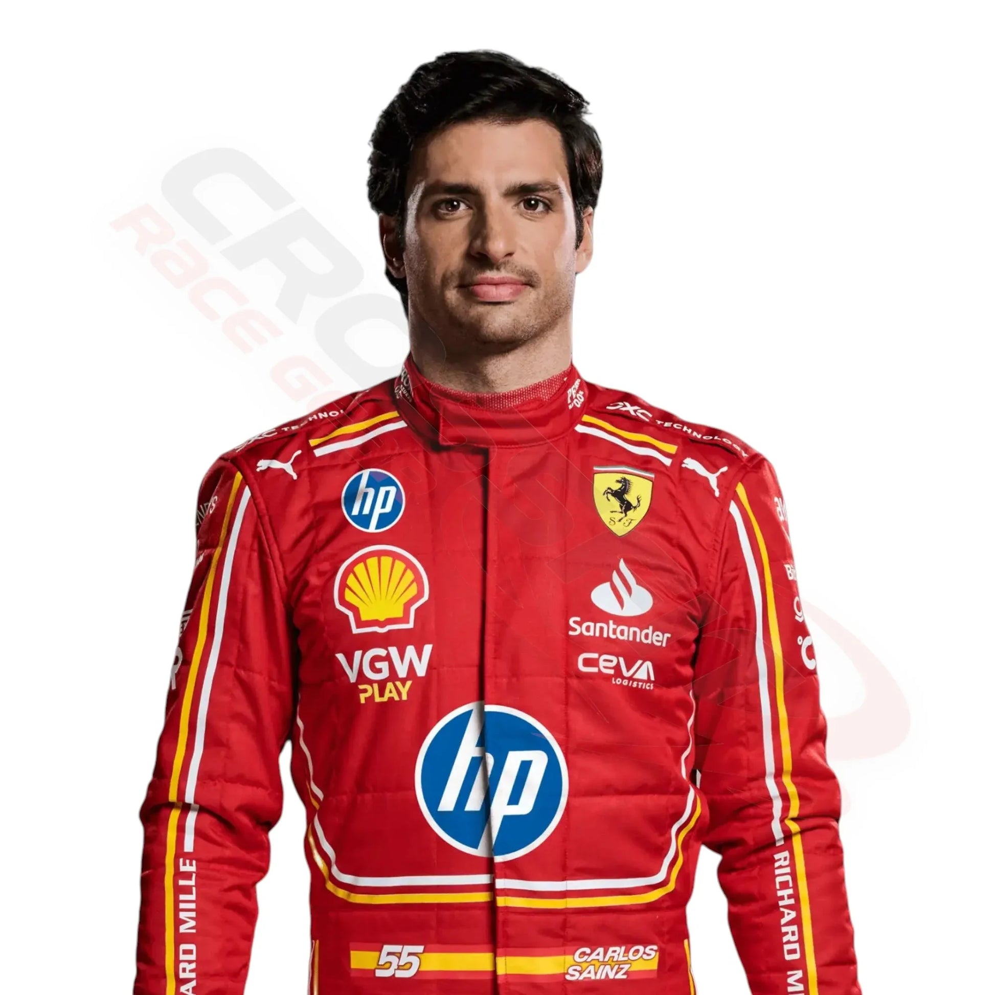 2024 Monaco GP Scuderia Ferrari Hp Carlos Sainz F1 Race Suit