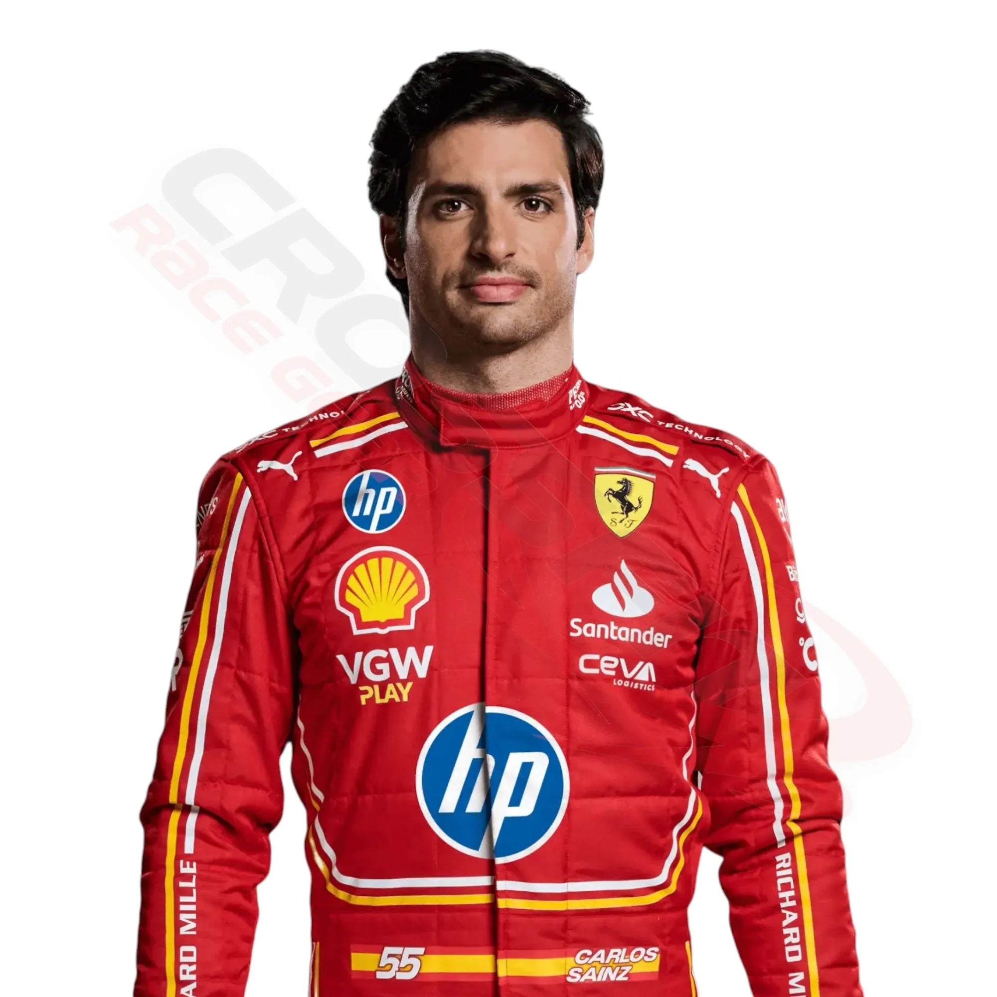 2024 Monaco GP Scuderia Ferrari Hp Carlos Sainz F1 Race Suit