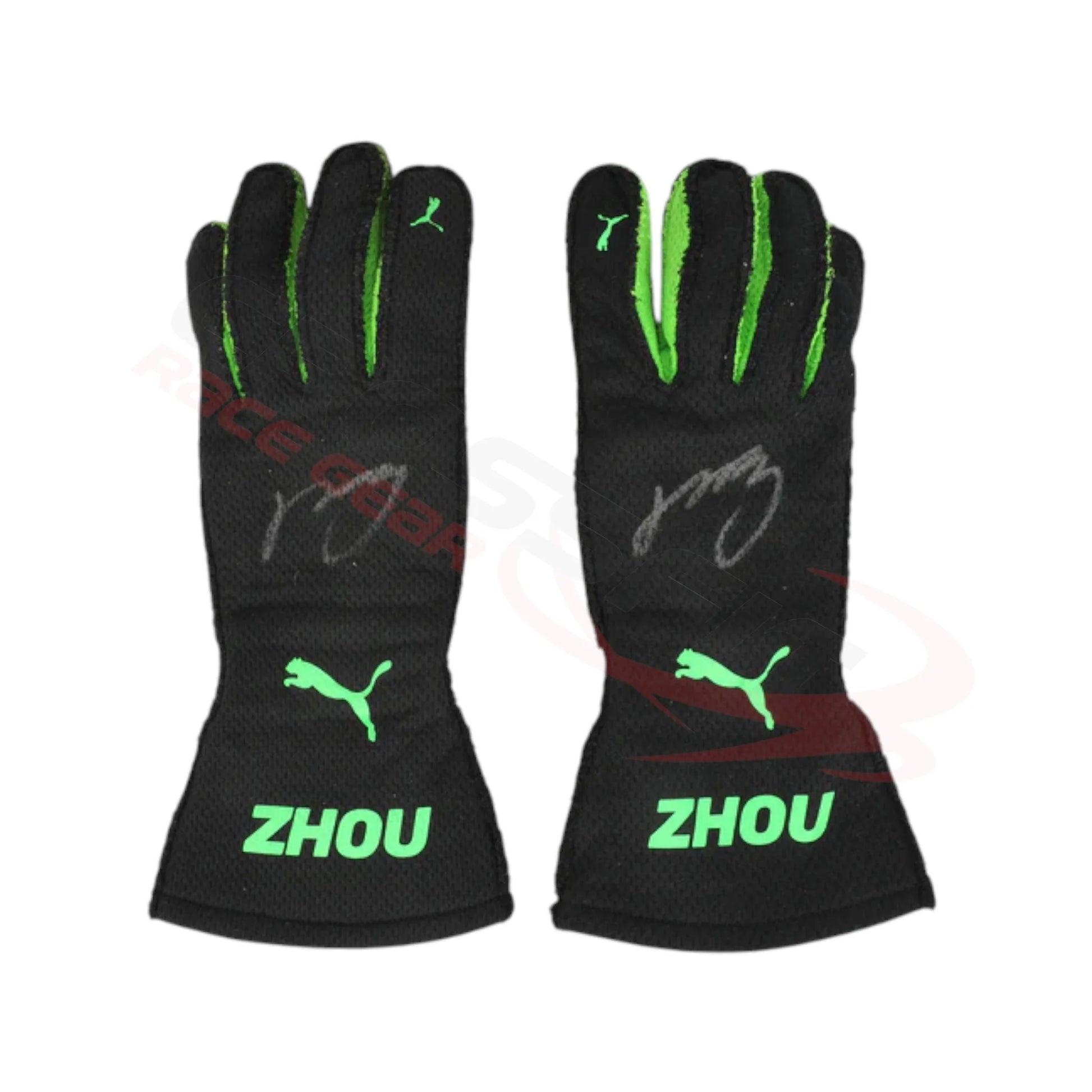 2024 Zhou Guanyu Kick Sauber F1 Race Gloves