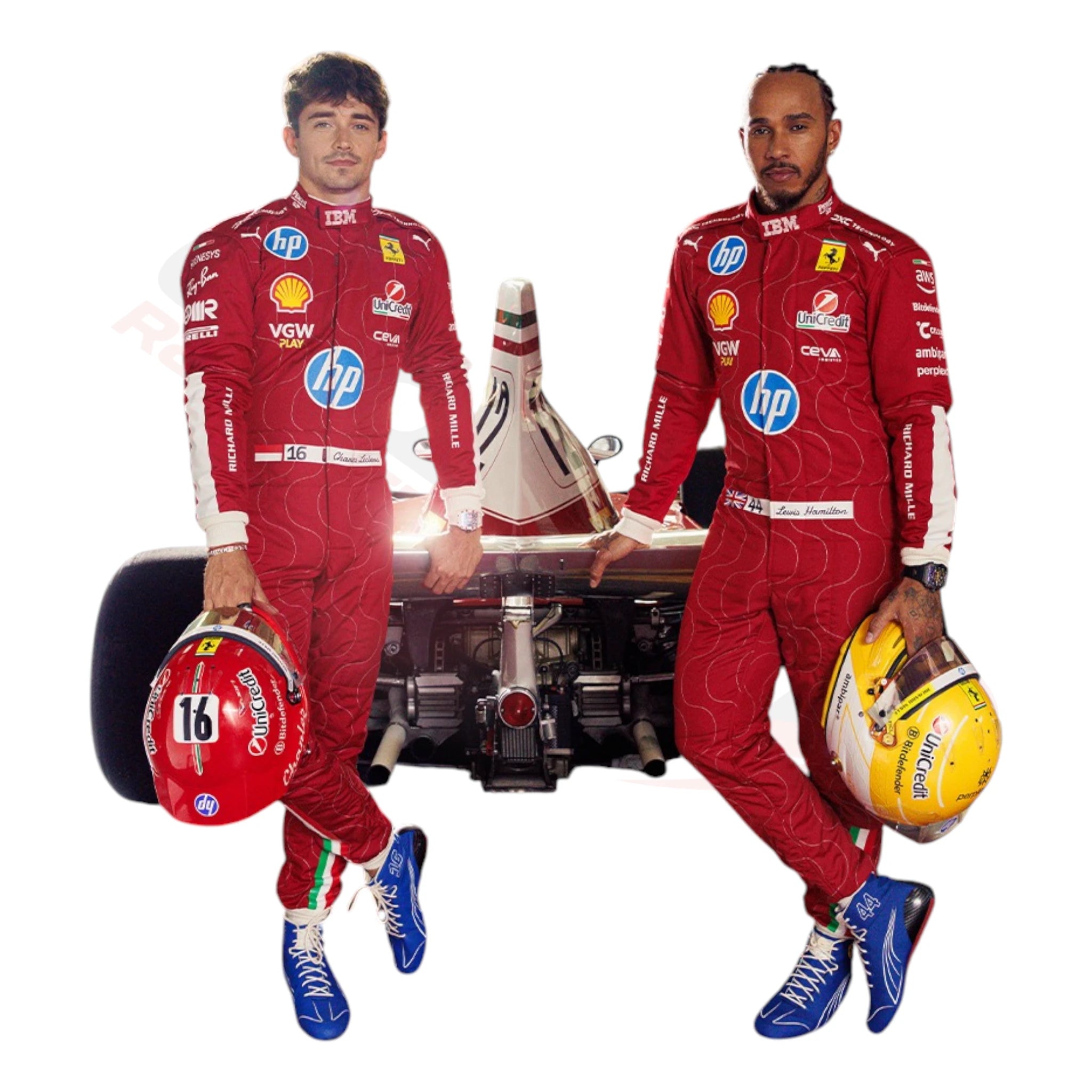 2025 Charles Leclerc Scuderia Ferrari HP Monza GP F1 Race Suit