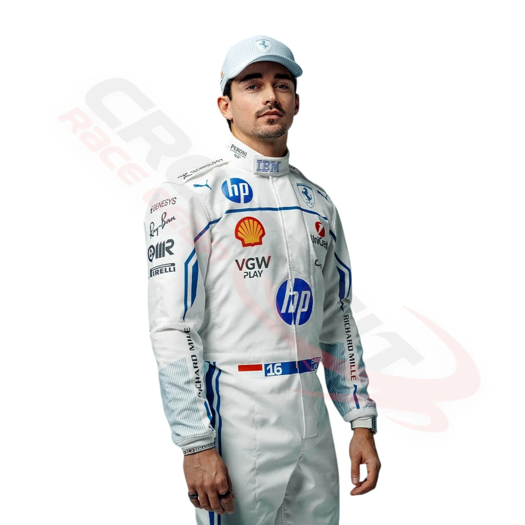 2025 Charles Leclerc Scuderia Ferrari Hp Monaco GP Race Suit