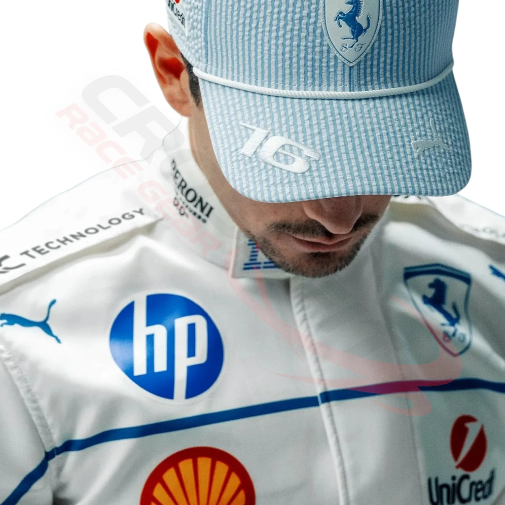 2025 Charles Leclerc Scuderia Ferrari Hp Monaco GP Race Suit