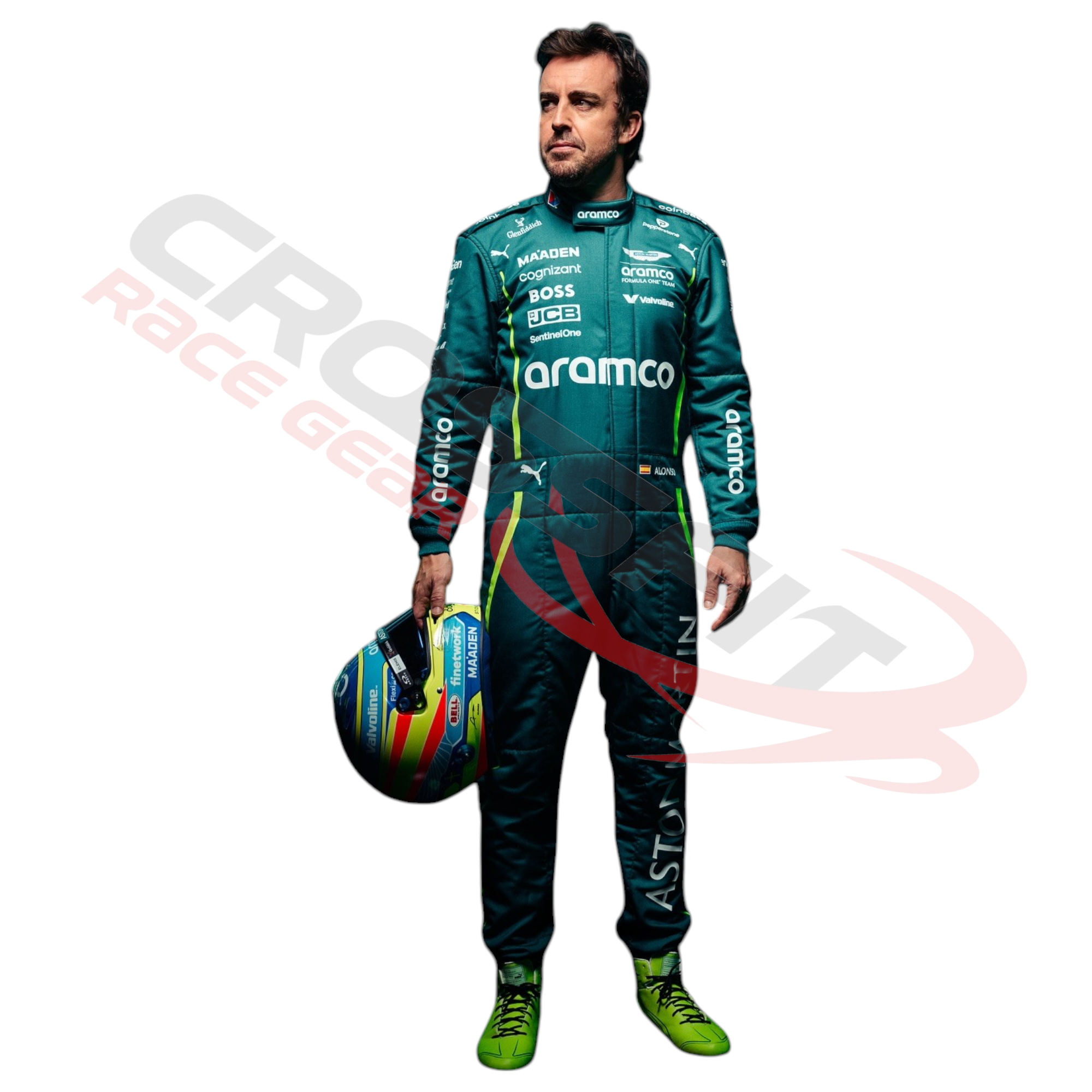2025 Fernando Alonso Aston Martin F1 Race Suit