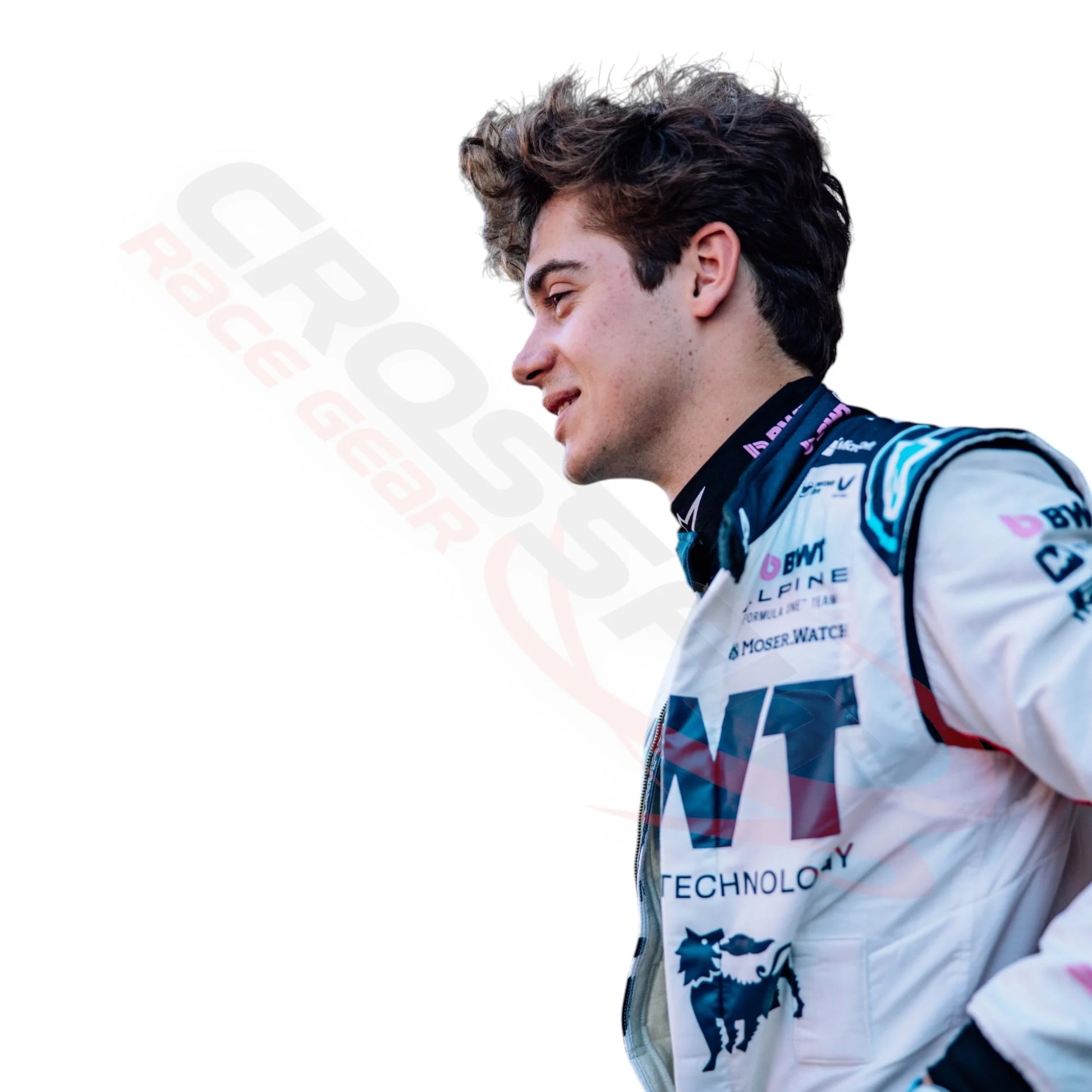 2025 Franco Colapinto Spanish GP celebrate 70 years Race Suit