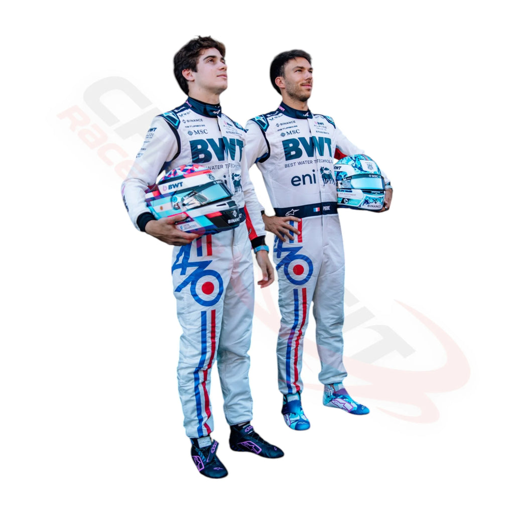 2025 Franco Colapinto Spanish GP celebrate 70 years Race Suit