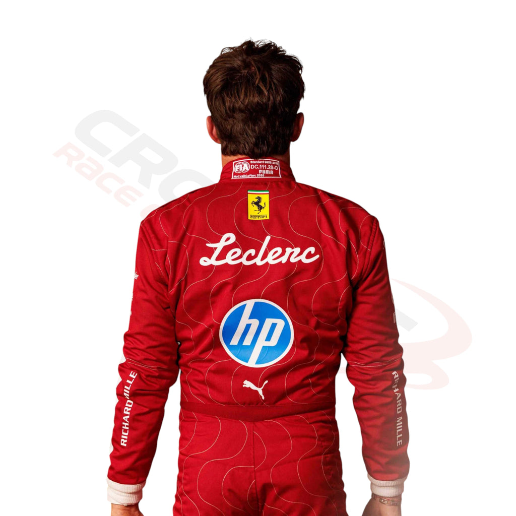 2025 Lewis Hamilton Scuderia Ferrari HP Monza GP F1 Race Suit