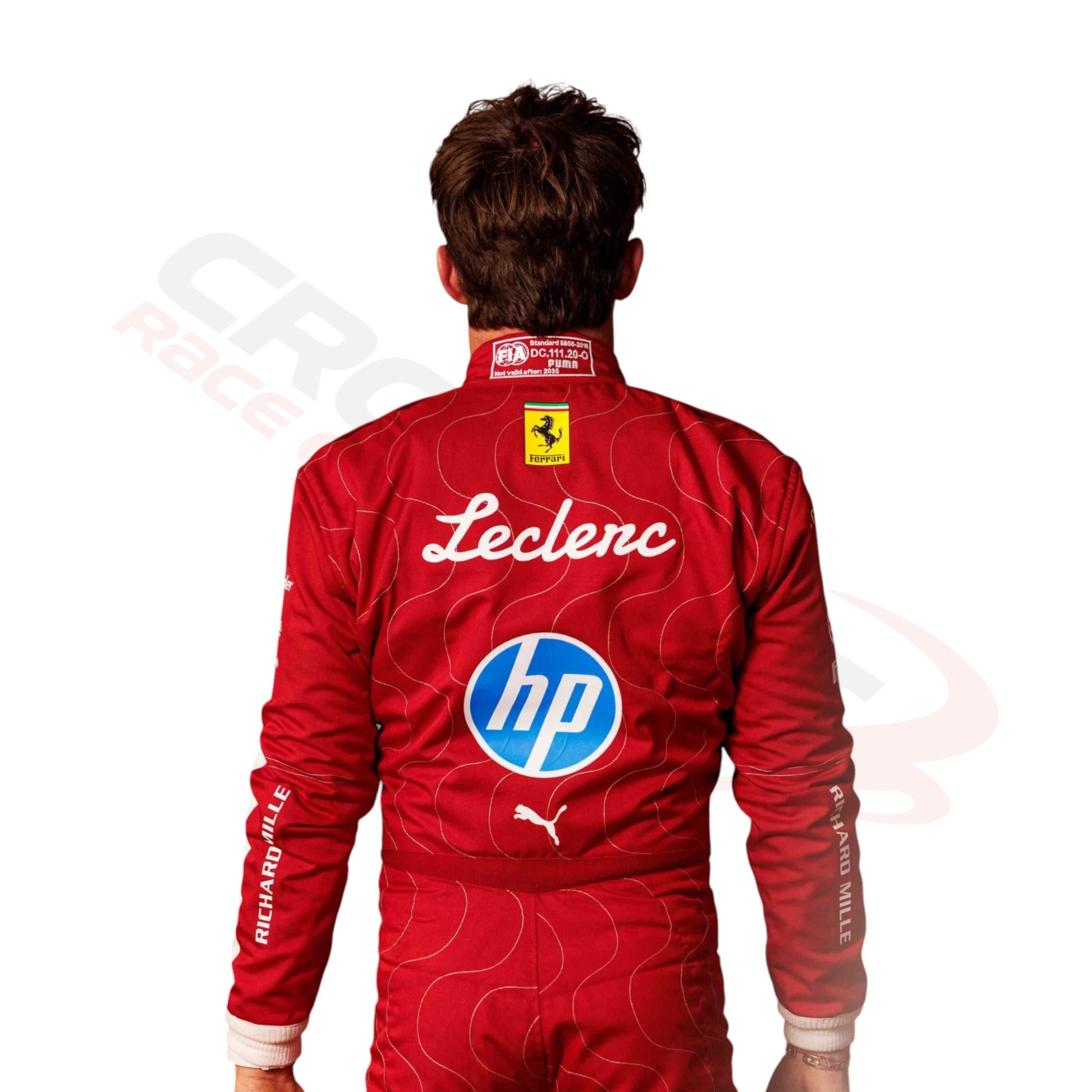 2025 Lewis Hamilton Scuderia Ferrari HP Monza GP F1 Race Suit