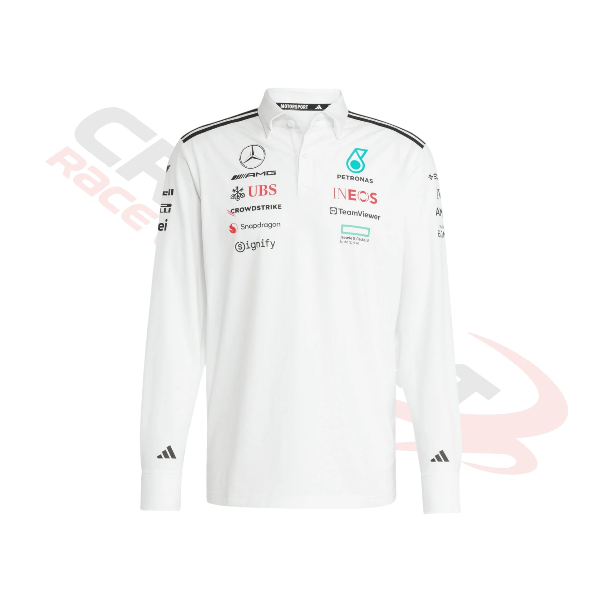 2025 Mercedes-AMG Petronas F1 Team Long Sleeve Polo