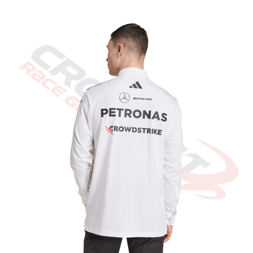 2025 Mercedes-AMG Petronas F1 Team Long Sleeve Polo