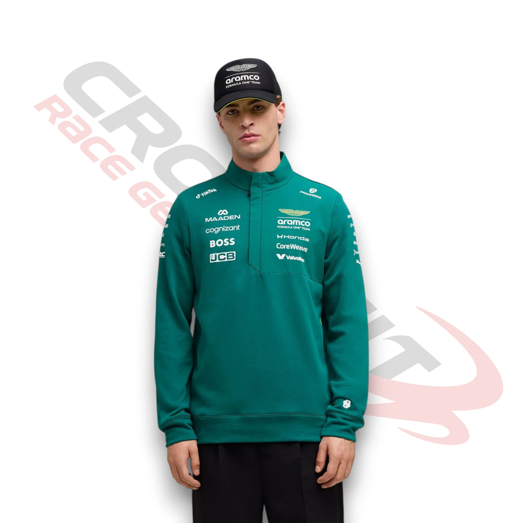 2026 Aston Martin F1 Team Half Zip Sweater