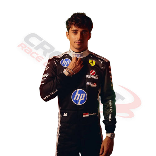 2026 Charles Leclerc Scuderia Ferrari HP Singapore GP F1 Race Suit