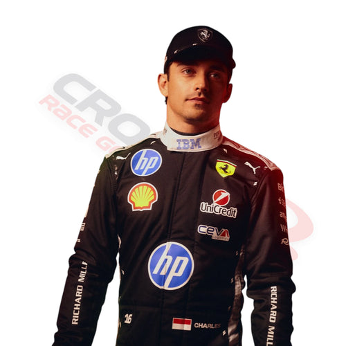 2026 Charles Leclerc Scuderia Ferrari HP Singapore GP F1 Race Suit