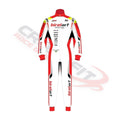 2026 Offset PSL BirelART Karting Race Suit  Red and White