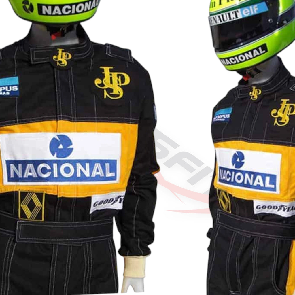Ayrton Senna 1985 Lotus F1 Printed Race Suit