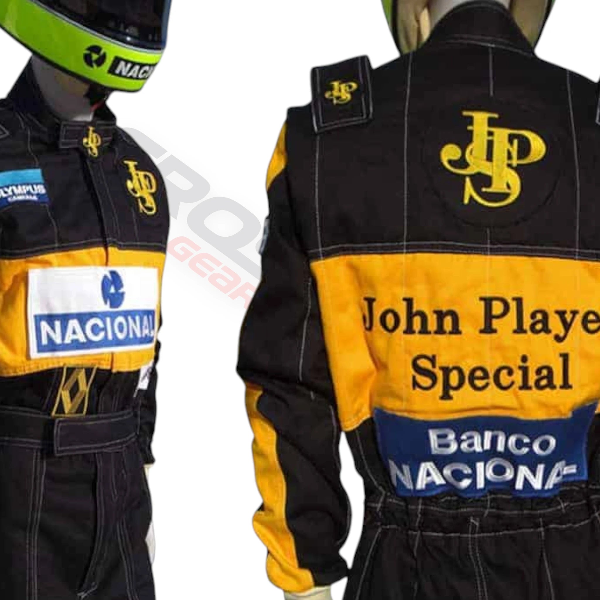Ayrton Senna 1985 Lotus F1 Printed Race Suit