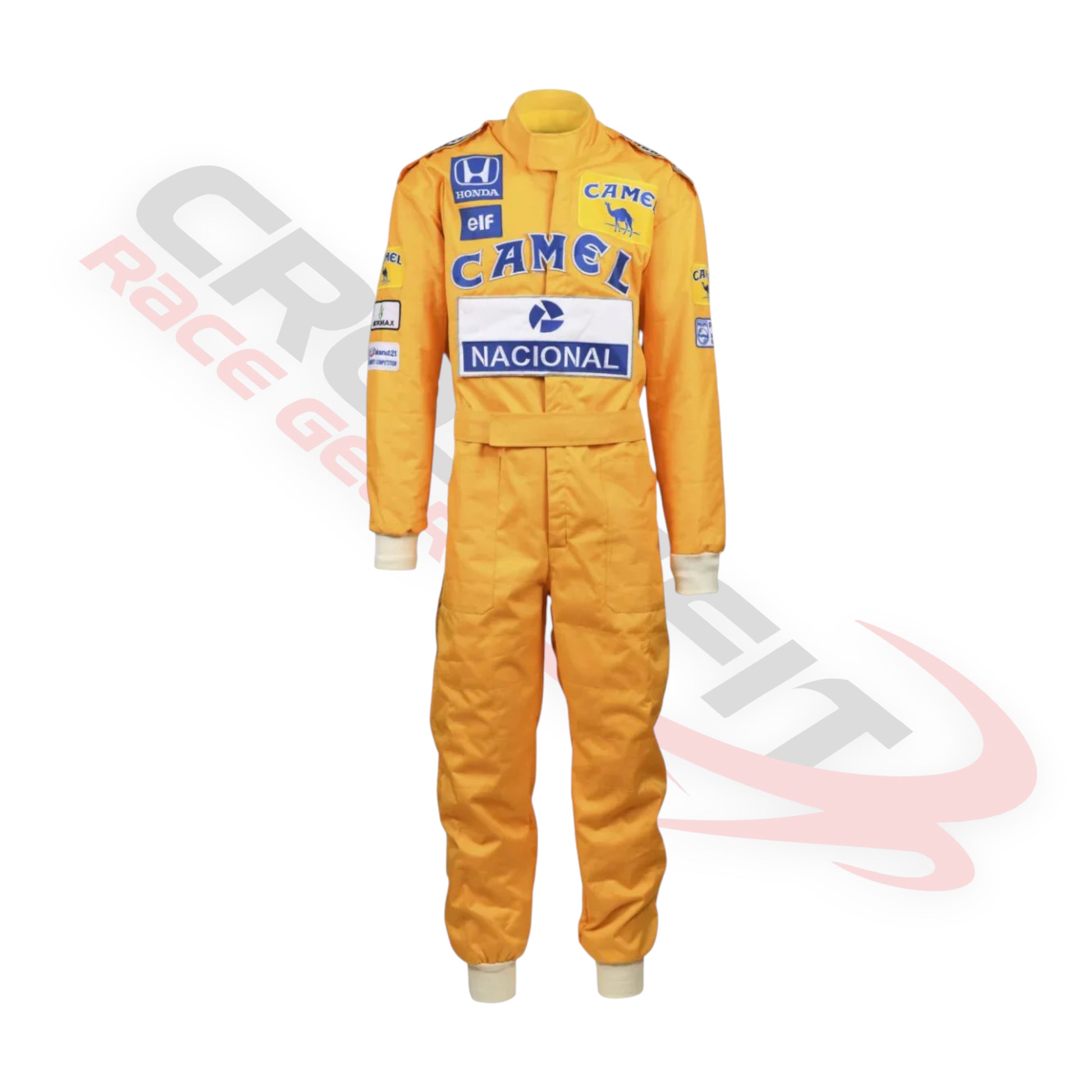 Ayrton Senna 1987 Embroidered patches F1 Race Suit