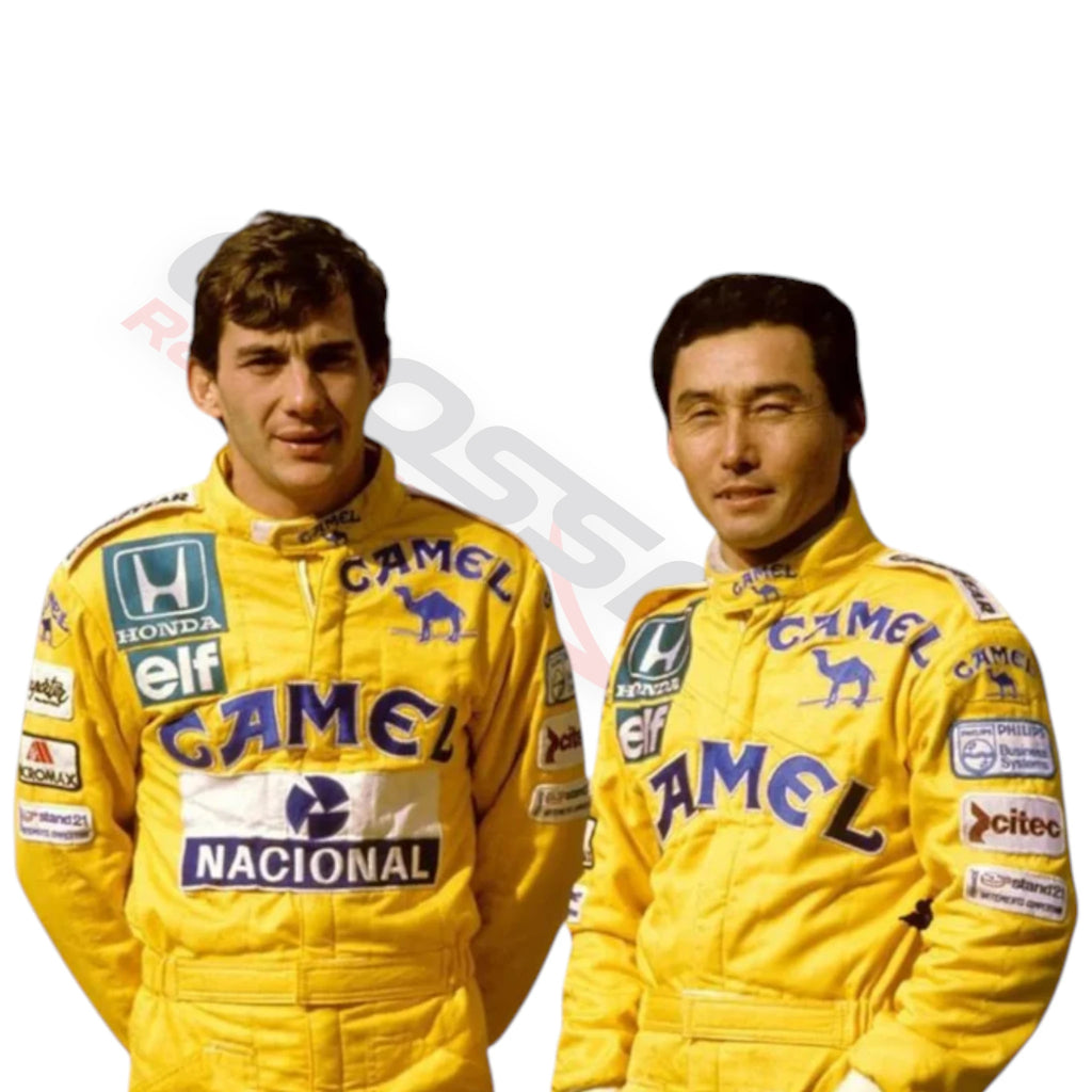 Ayrton Senna 1987 F1 Printed Race Suit