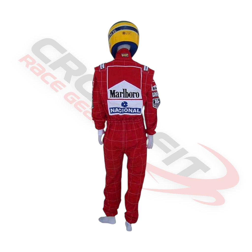 Ayrton Senna 1991 F1 Embroidery Race Suit