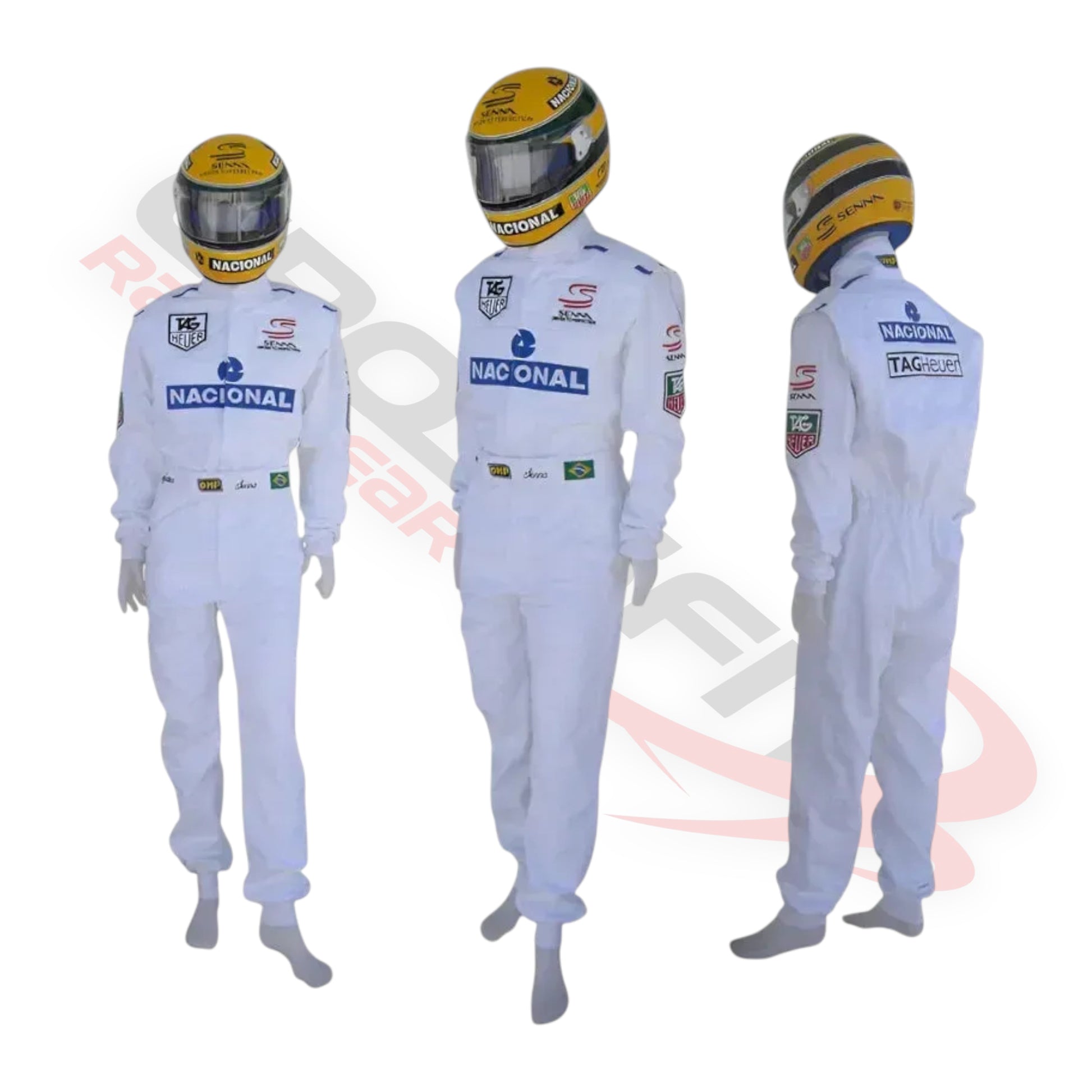 Ayrton Senna 1993 Embroidered patches F1 Race Suit