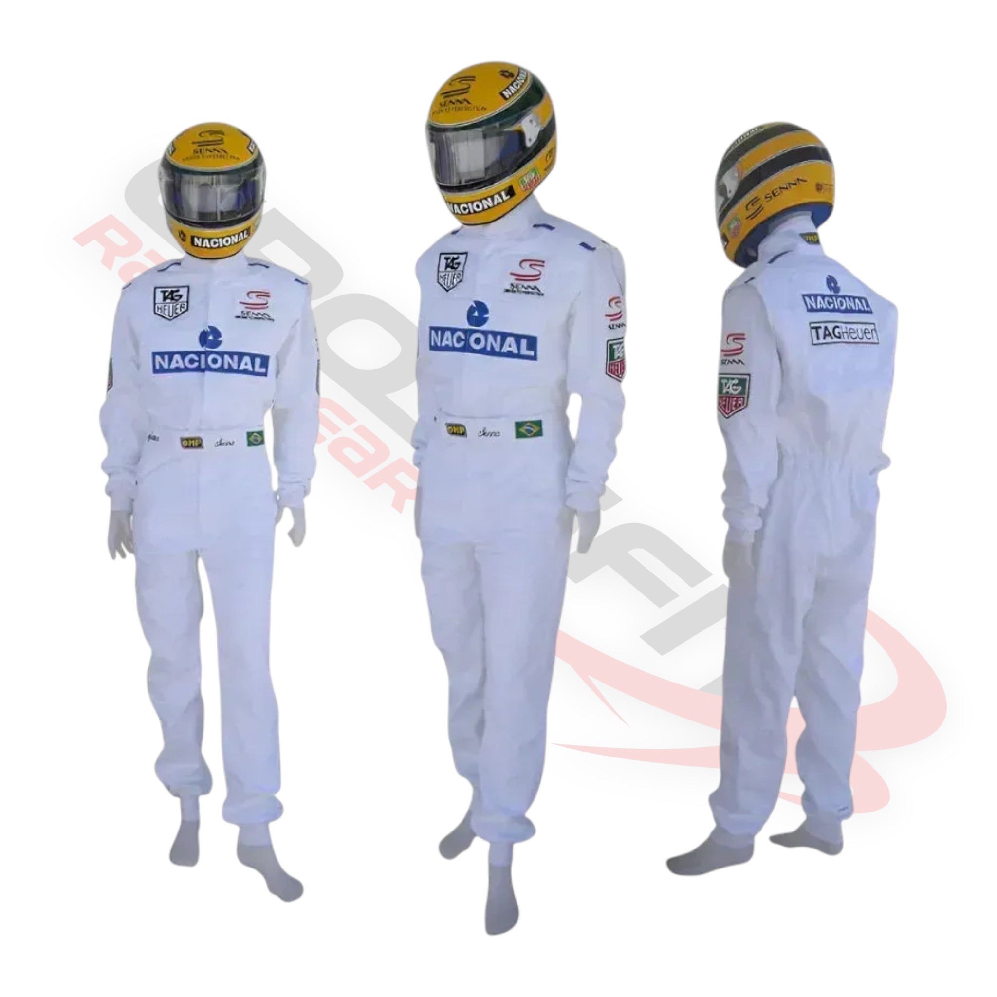Ayrton Senna 1993 Embroidered patches F1 Race Suit