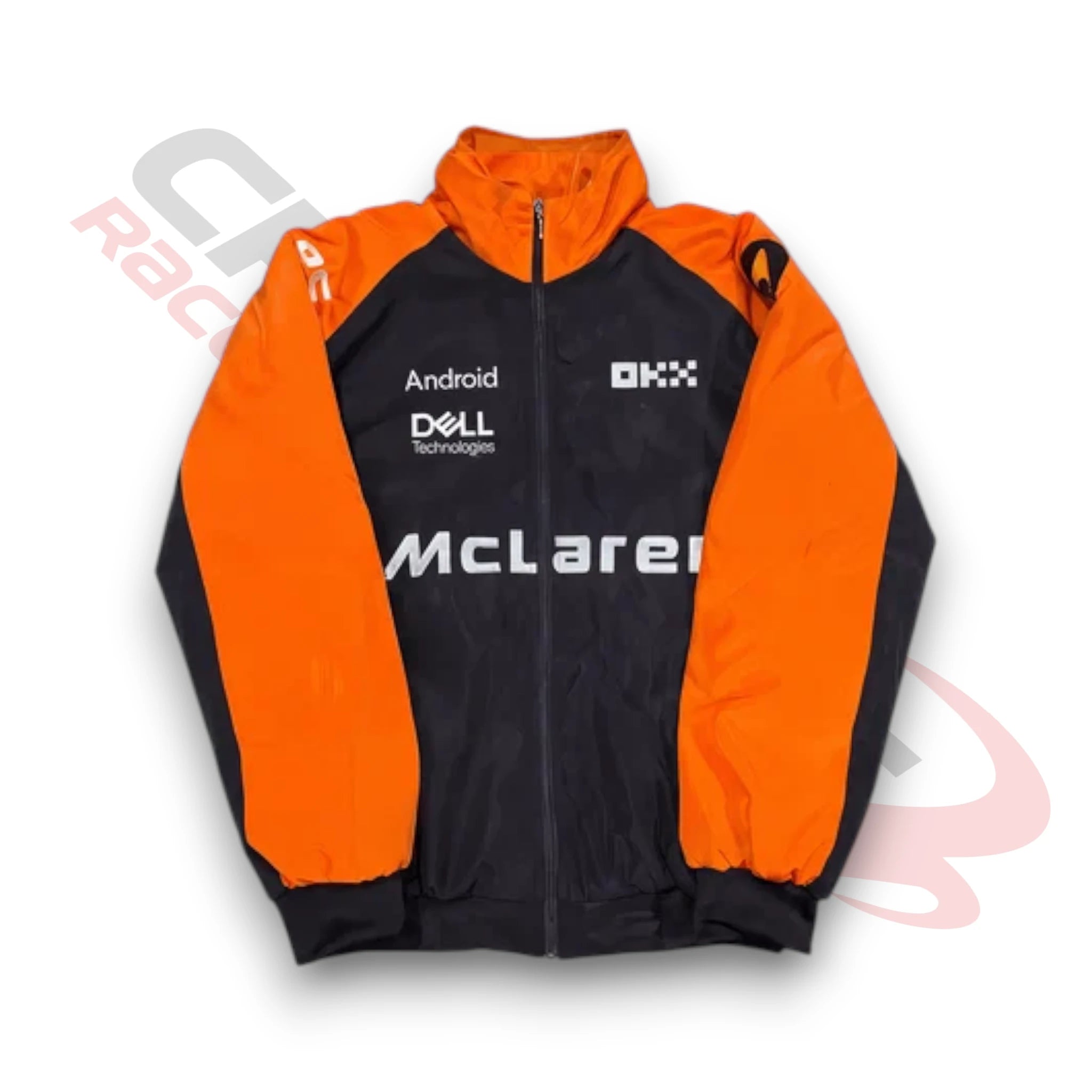McLaren F1 Classic Vintage Jacket  Orange And Black