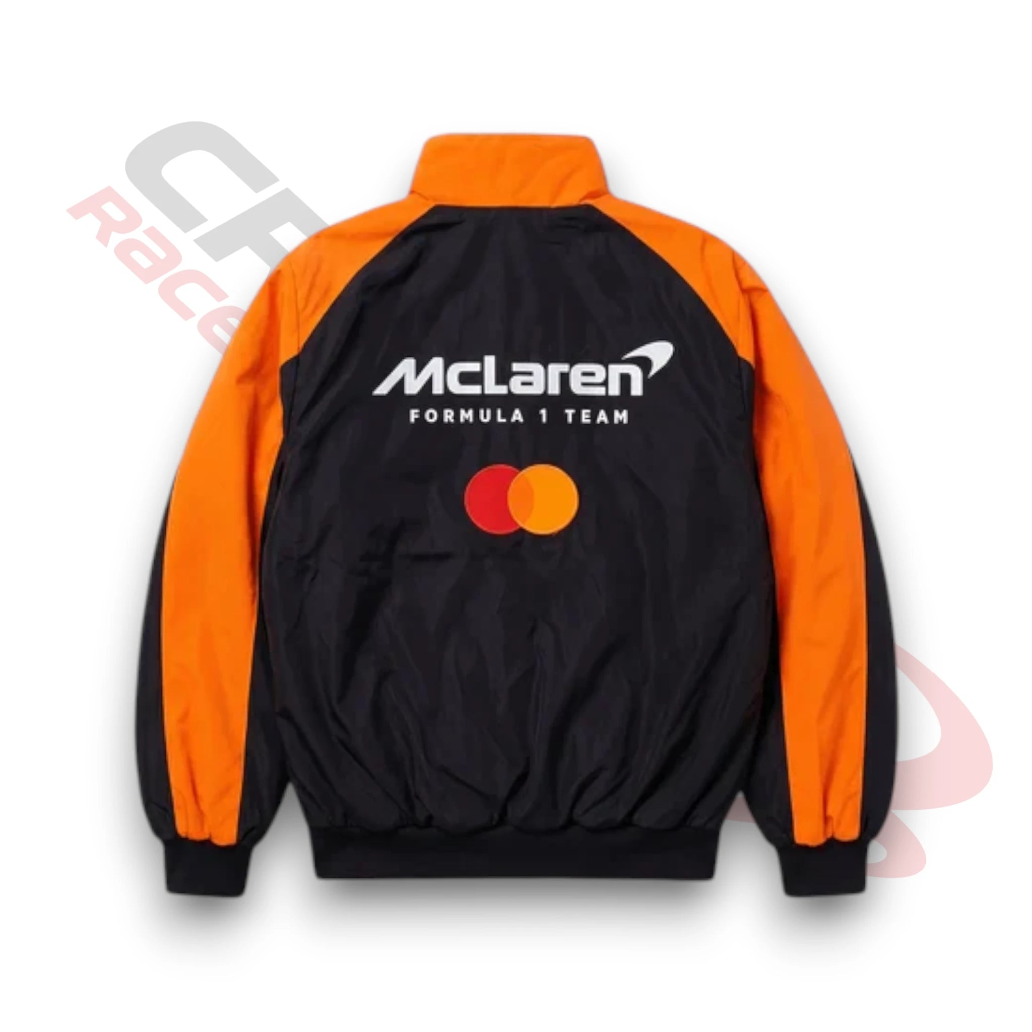 McLaren F1 Classic Vintage Jacket  Orange And Black