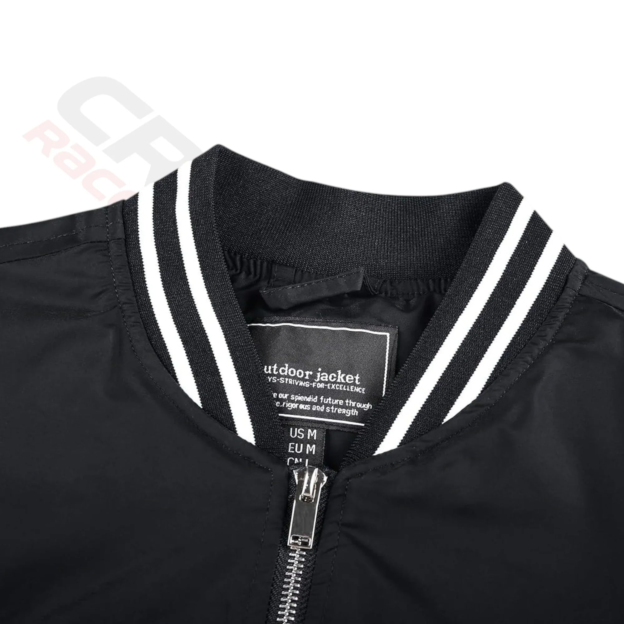 Men's Lightweight Bomber Jacket - Black