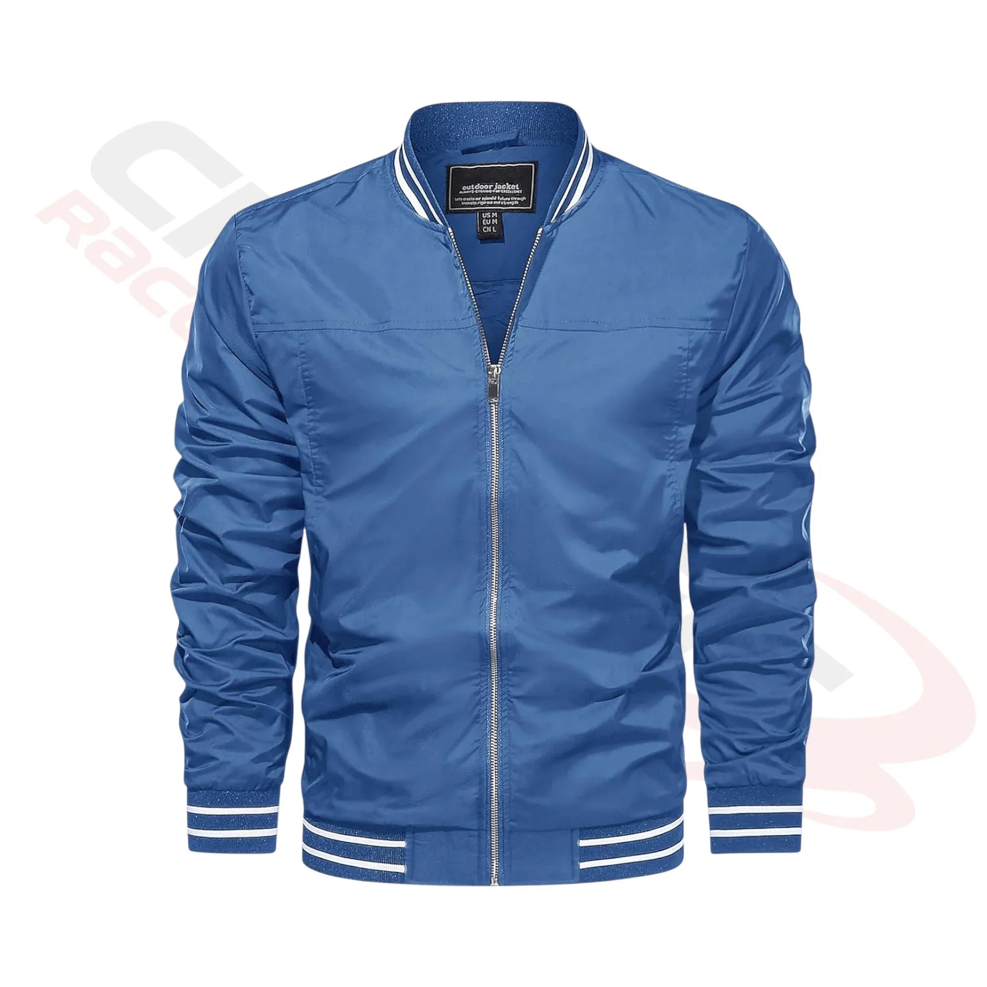 Men's Lightweight Bomber Jacket - Blue