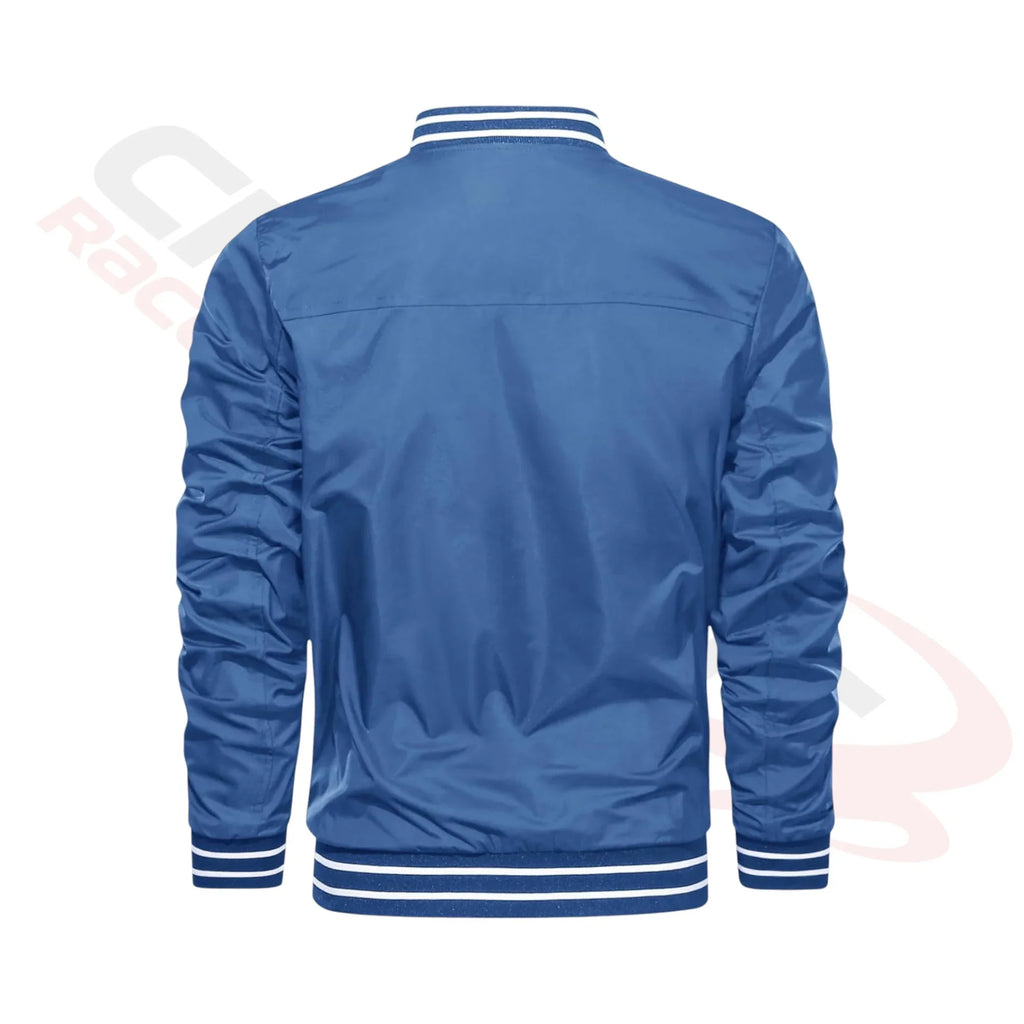Men's Lightweight Bomber Jacket - Blue