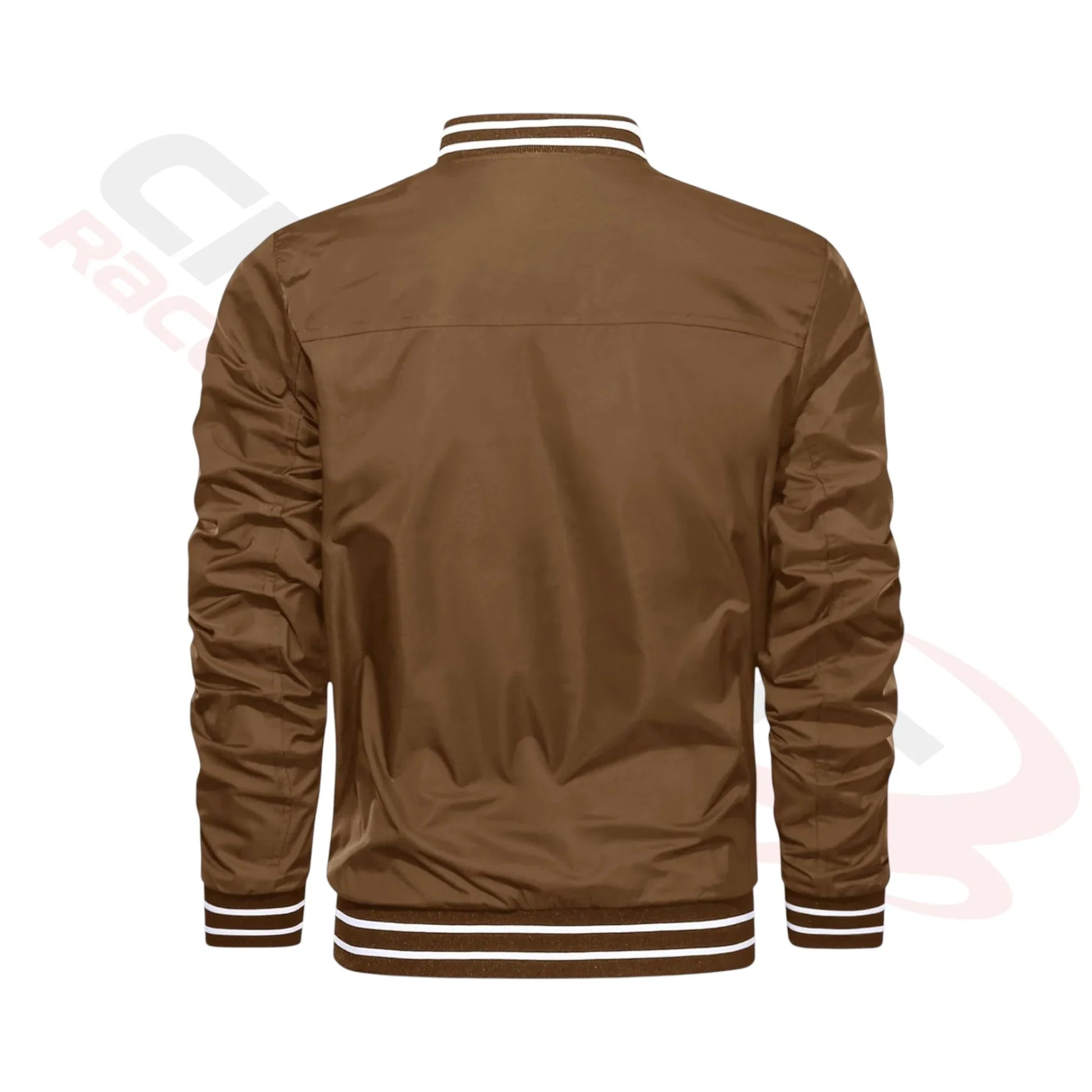 Men's Lightweight Bomber Jacket - Brown