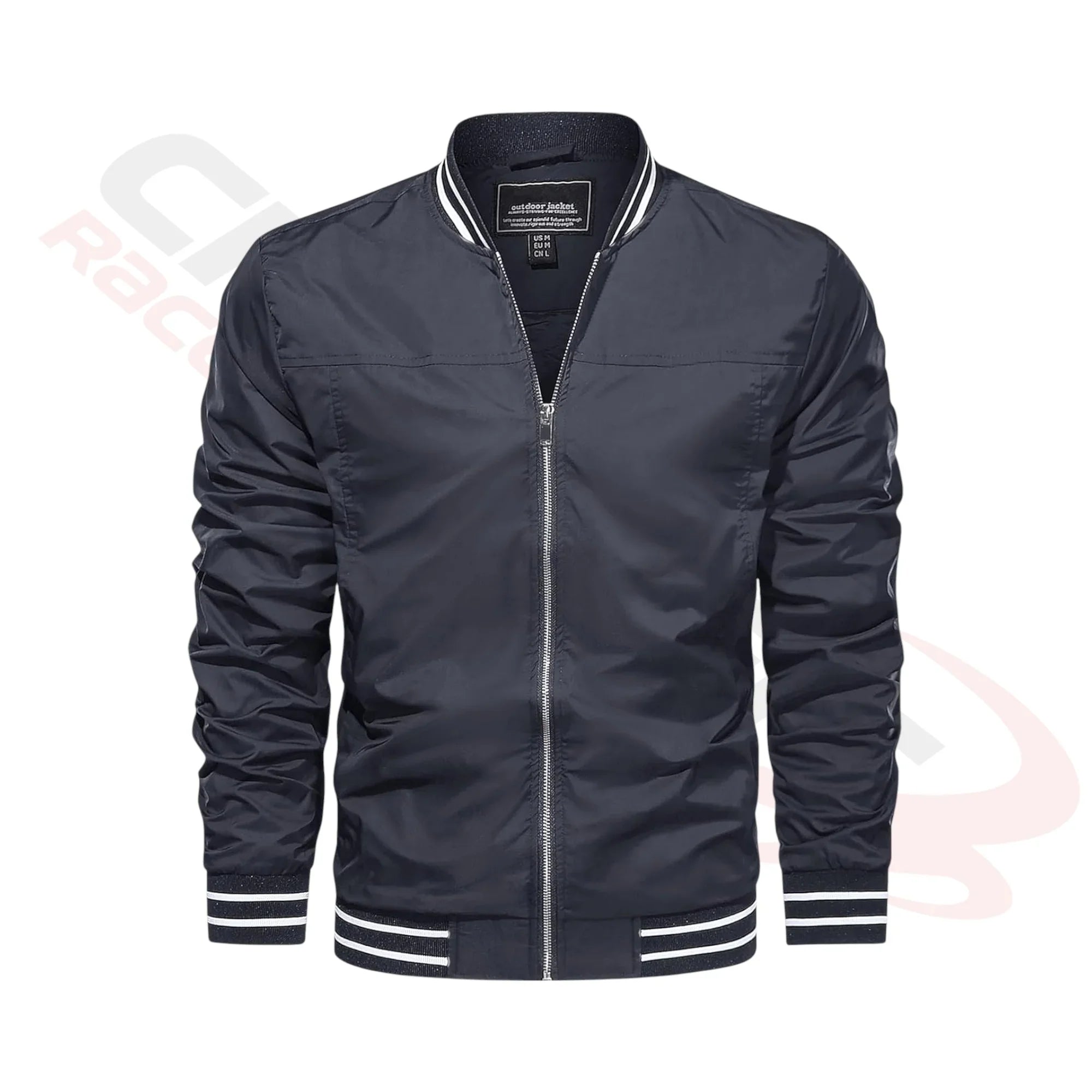 Men's Lightweight Bomber Jacket - Grey