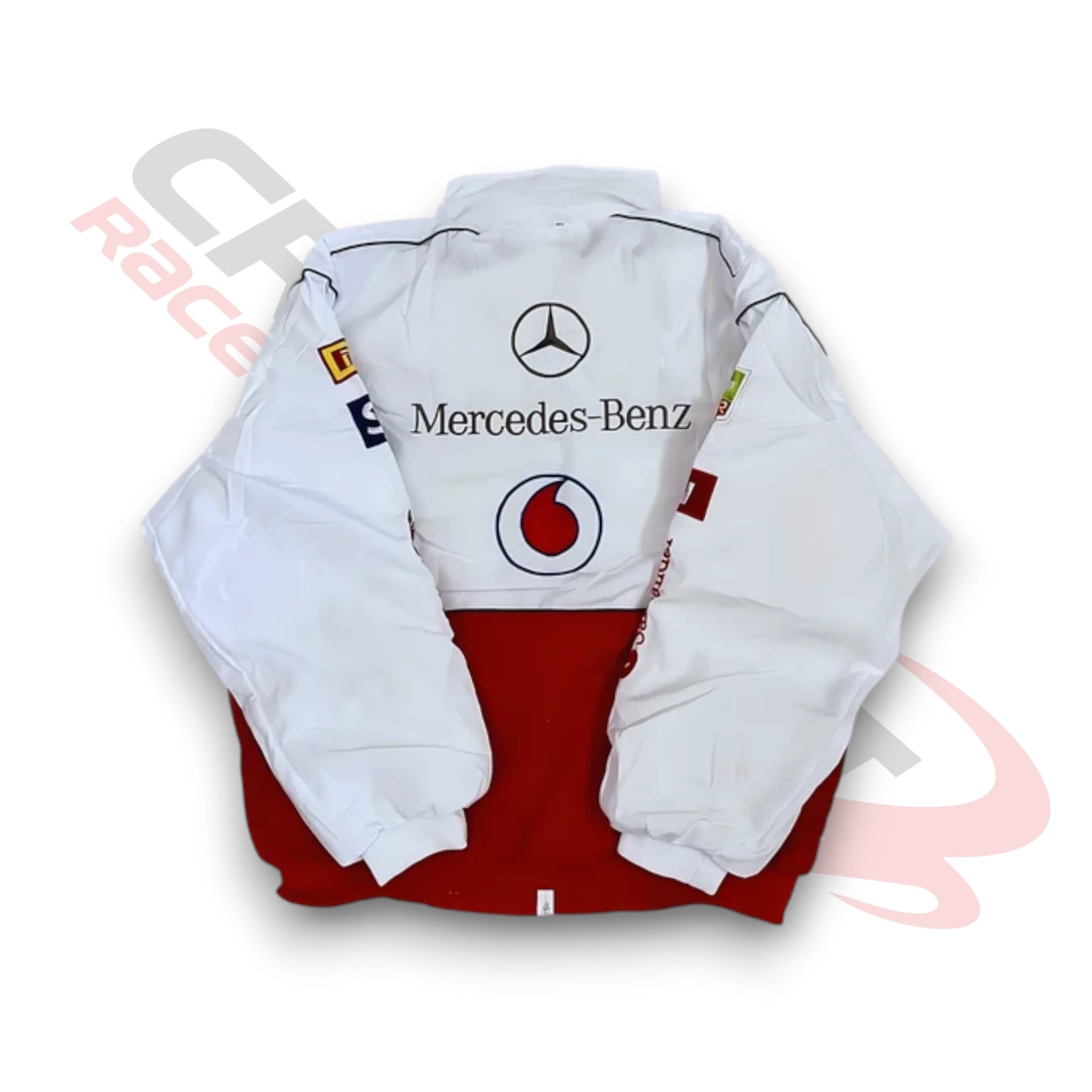 Mercedes White Racing Vintage Jacket